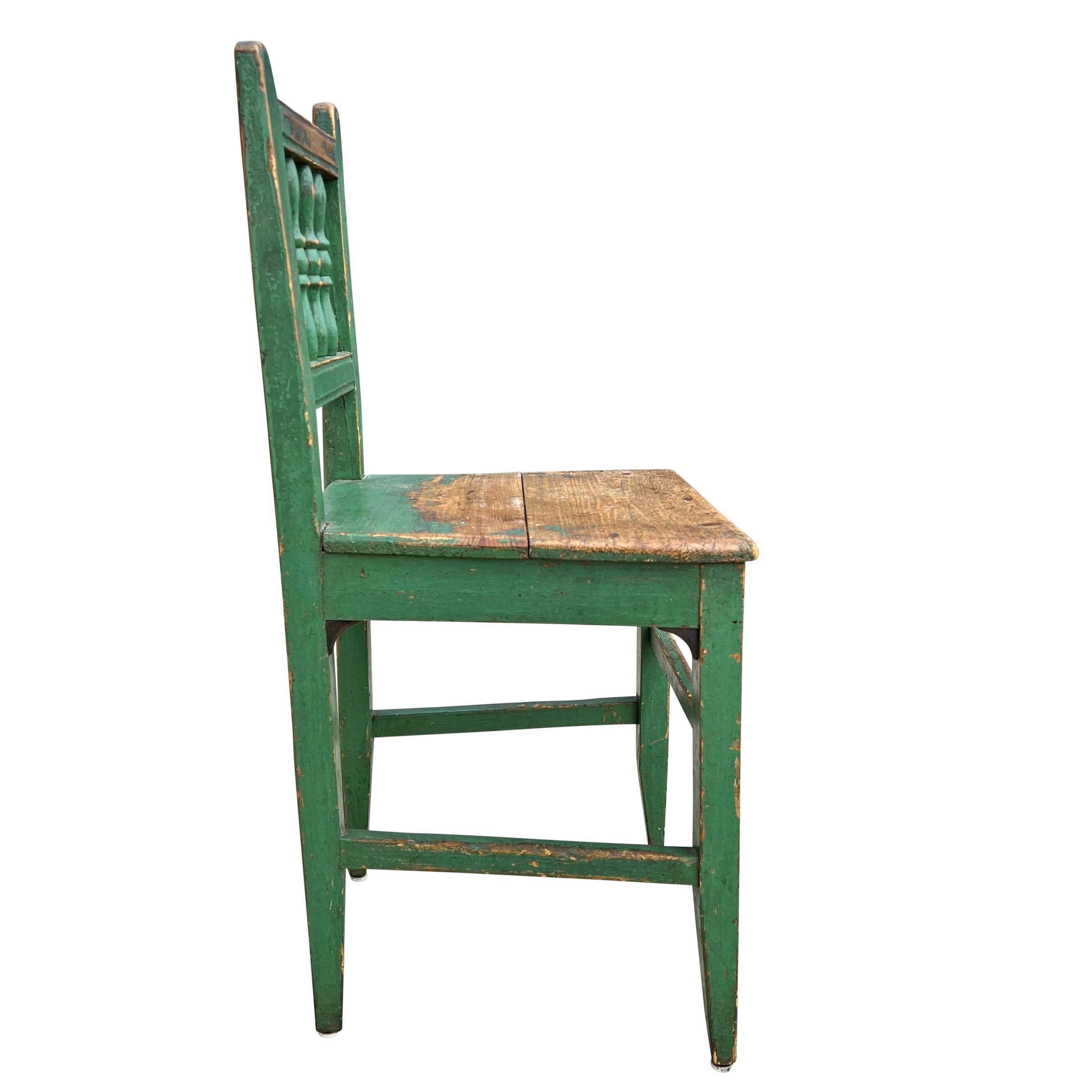Pair of 19th Century Continental Farm Chairs 2