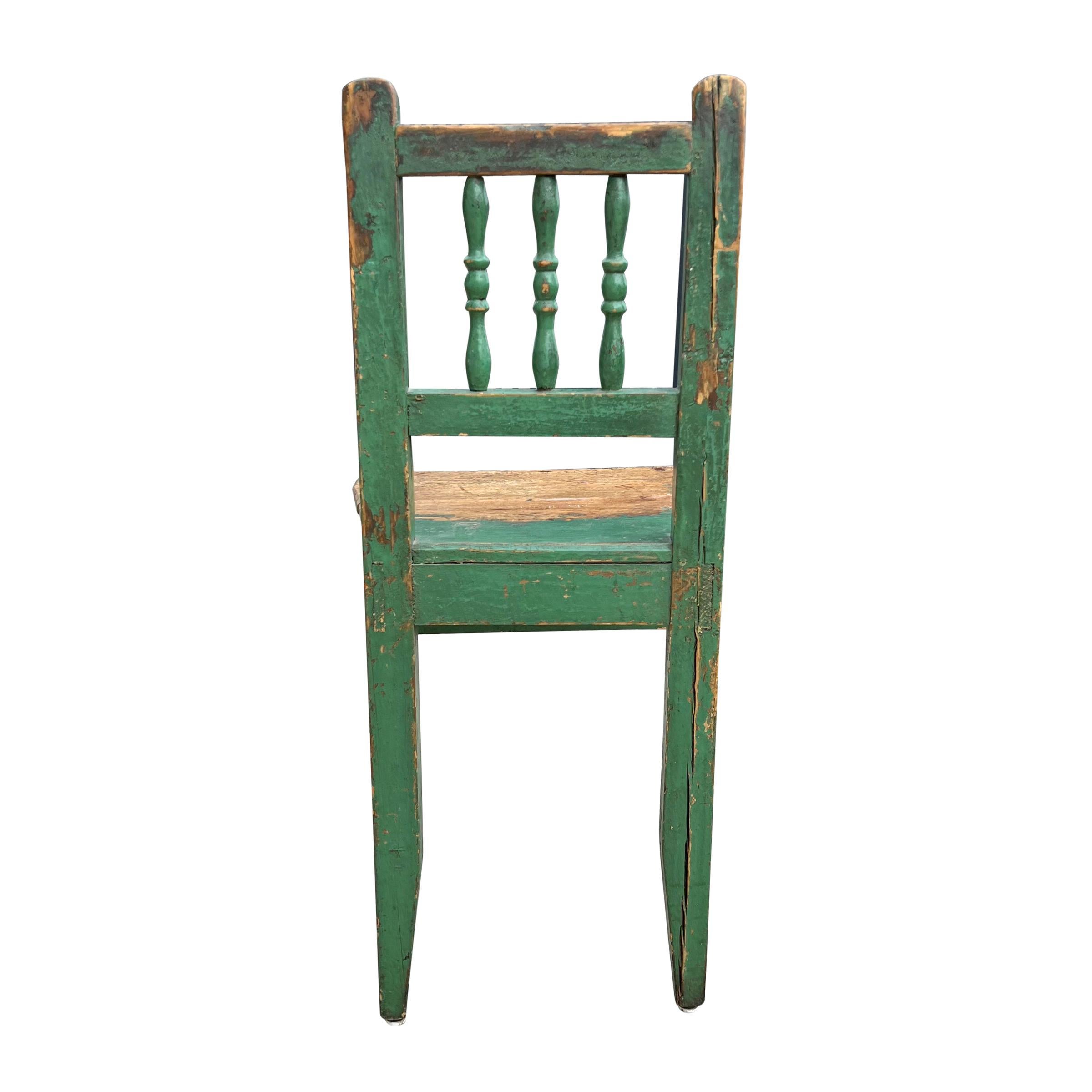 Pair of 19th Century Continental Farm Chairs 3