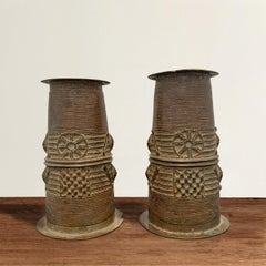 Pair of 19th Century Copper Currency Cuffs