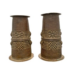 Pair of 19th Century Copper Currency Cuffs