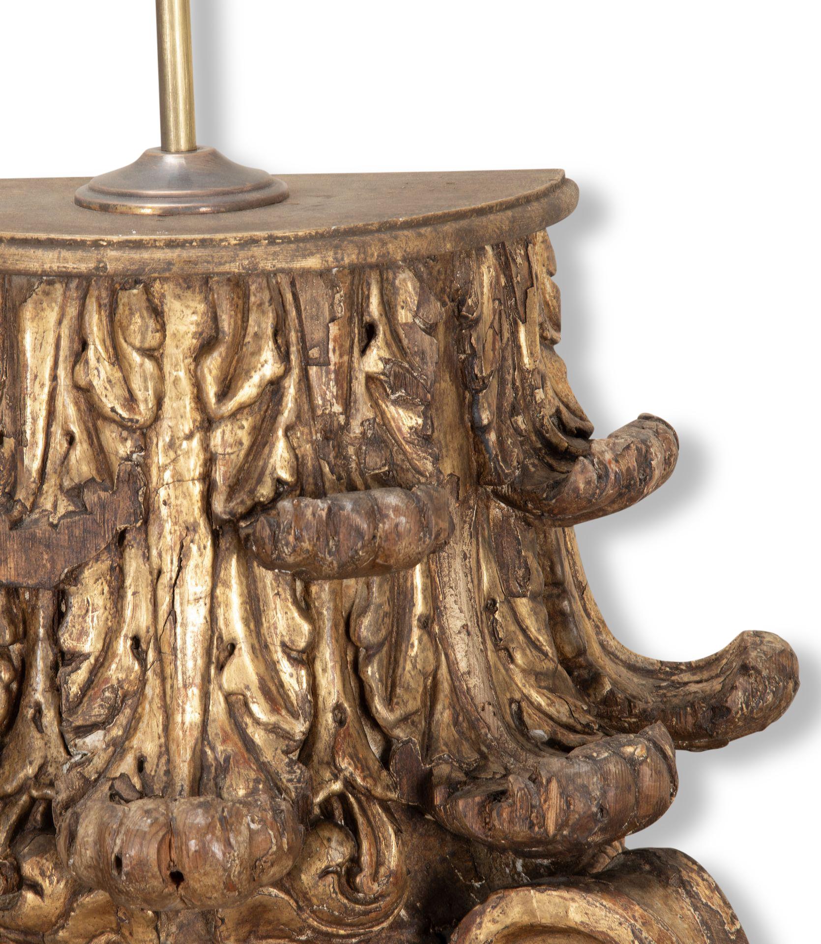 Country Pair of 19th Century Corinthian Table Lamps For Sale