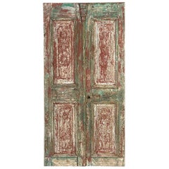 Pair of 19th Century Country French Painted Doors