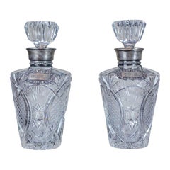 Pair of 19th Century Crystal Decanters