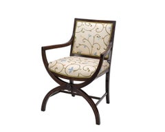 Pair of 19th Century Curule Armchairs in the Manner of Thomas Hope