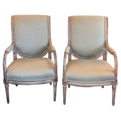 Pair of 19th Century Directoire Style Chairs