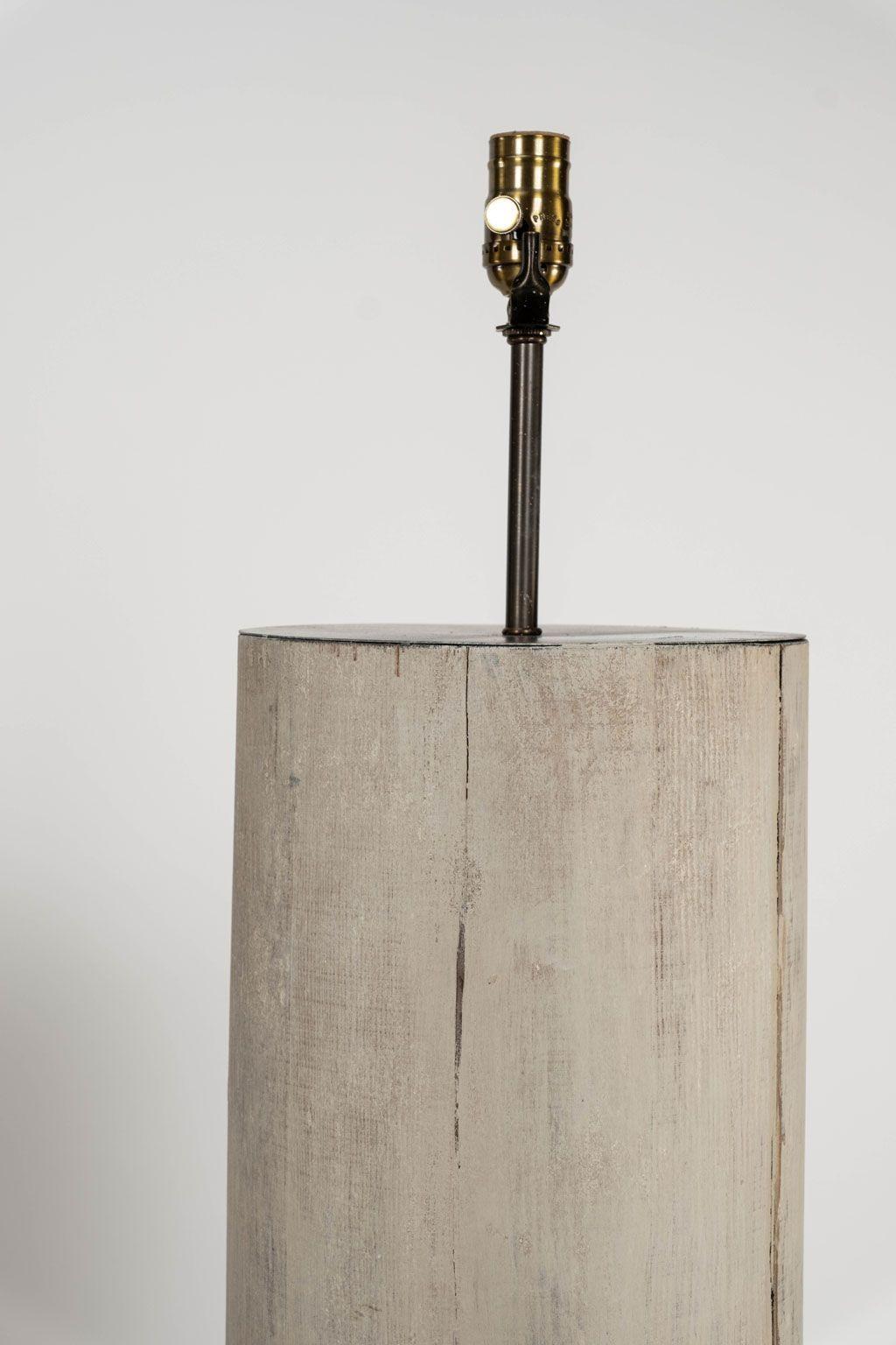 Metal Pair of 19th Century Doric Column Floor Lamps For Sale