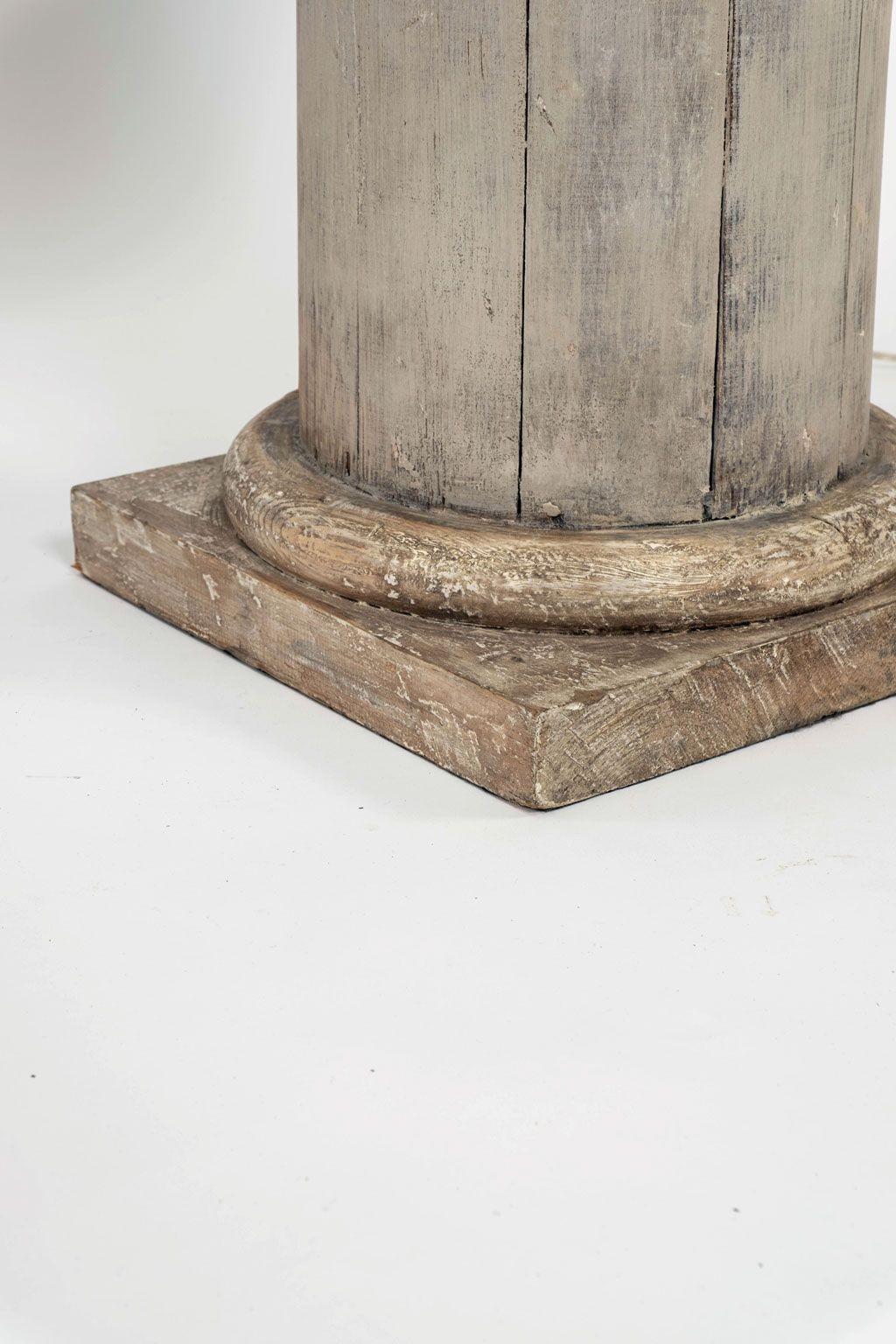 Pair of 19th Century Doric Column Floor Lamps For Sale 1