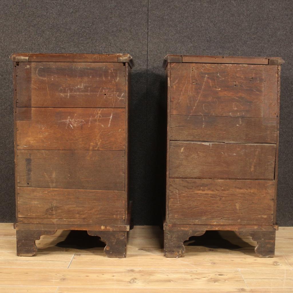 Pair of 19th Century Dutch Inlaid Nightstands In Good Condition For Sale In London, GB