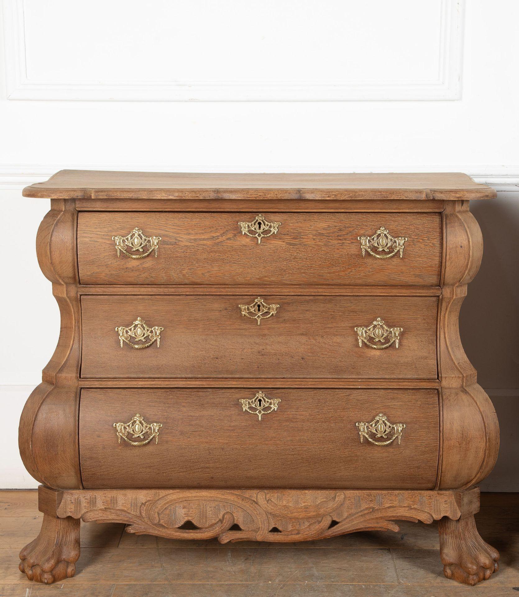 Pair of 19th Century Dutch Oak Commodes 2