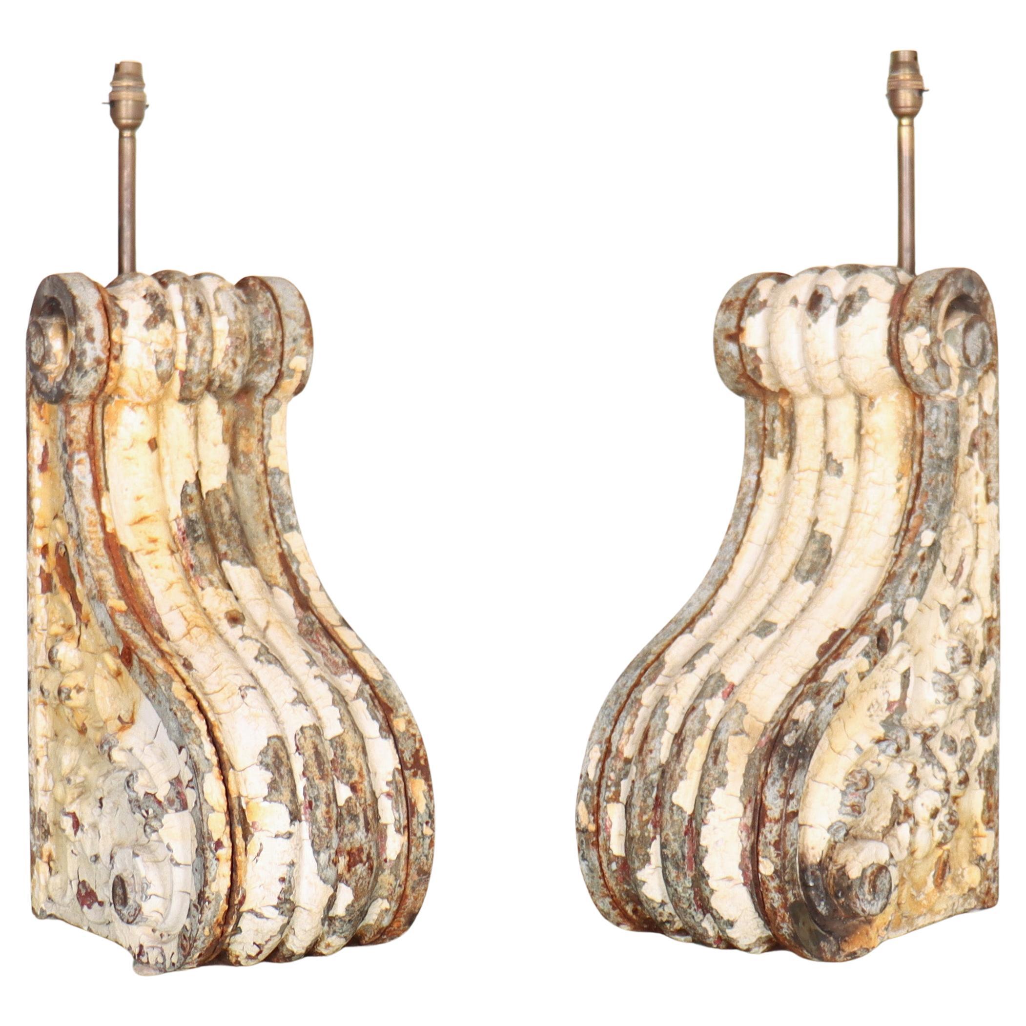 Pair of 19th Century Dutch Table Lamps For Sale