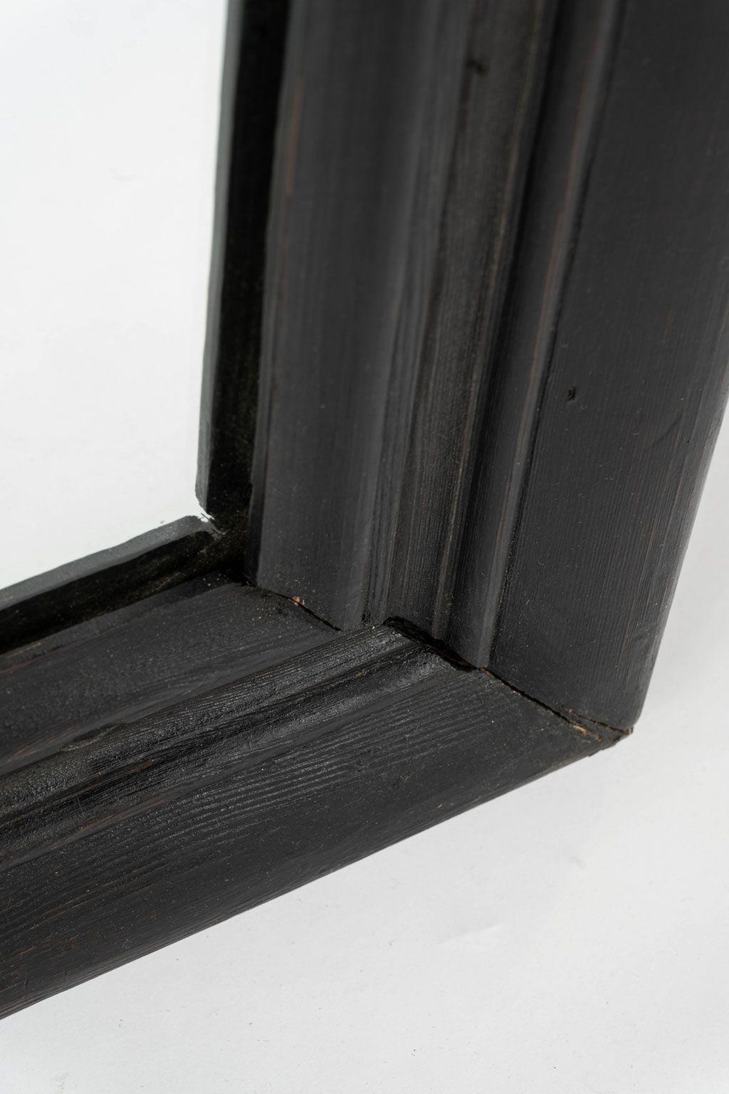 French Pair of 19th Century Ebonized Mirrors For Sale