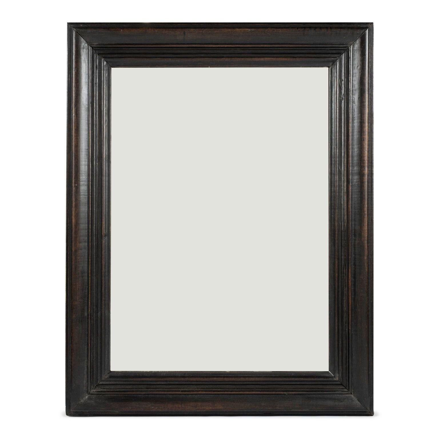 Pair of 19th Century Ebonized Mirrors For Sale 1