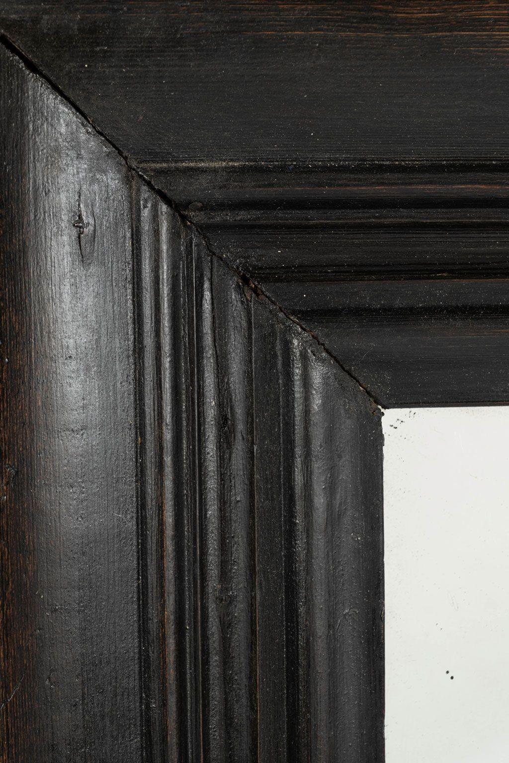 Pair of 19th Century Ebonized Mirrors For Sale 3