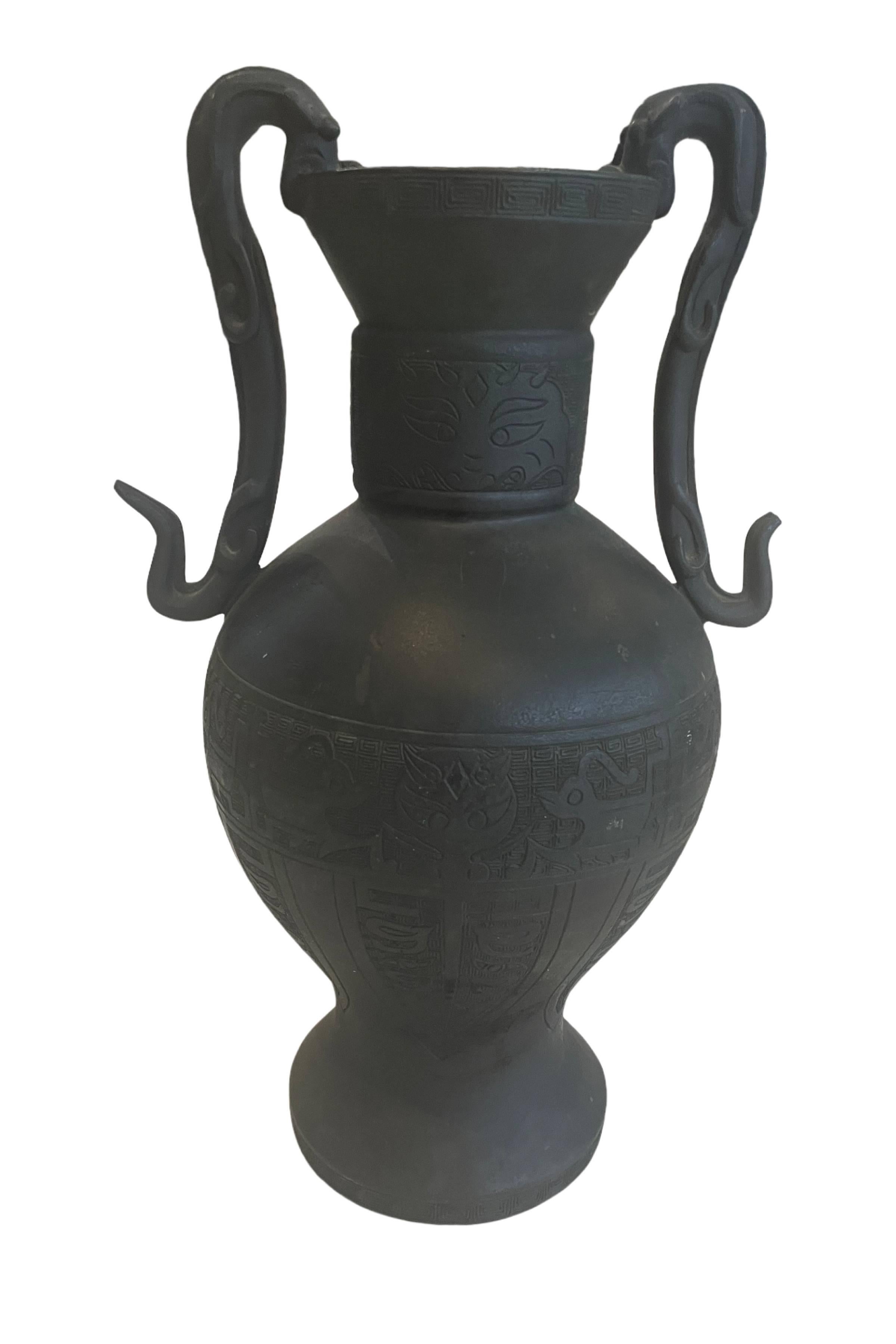 Bring the opulence and mystique of Egypt and its equally artful hieroglyphics to your space. The aged patina of the bronze exudes a timeless elegance, showcasing the meticulous craftsmanship of skilled artisans. A true testament to the allure of