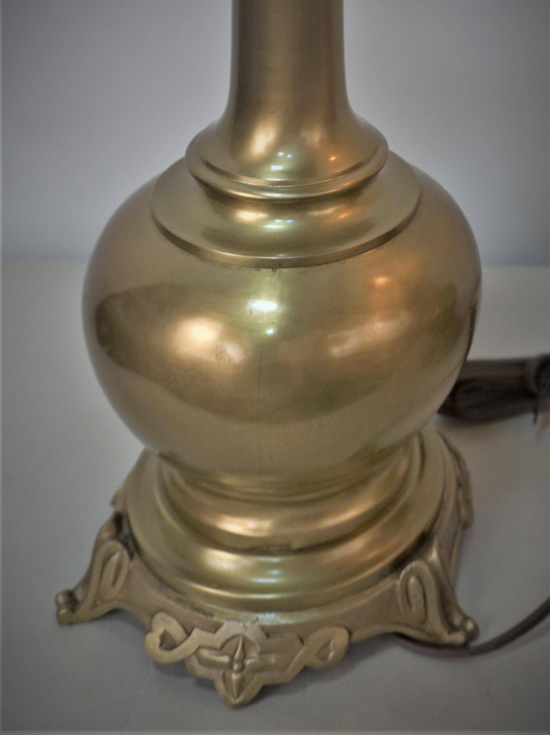 Pair of 19th Century Electrified Oil Lamps 2