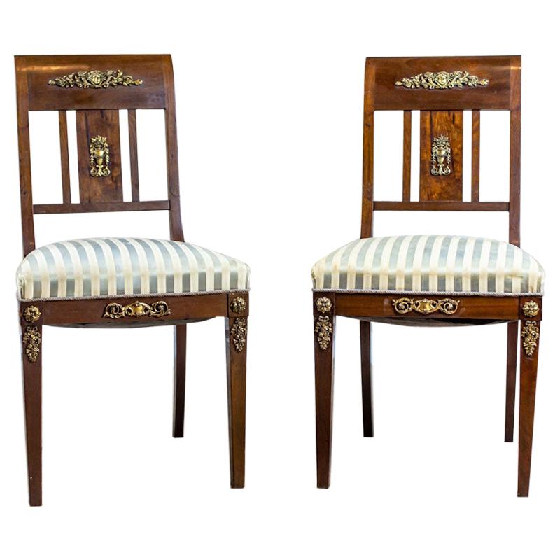 Pair of 19th Century Empire Chairs