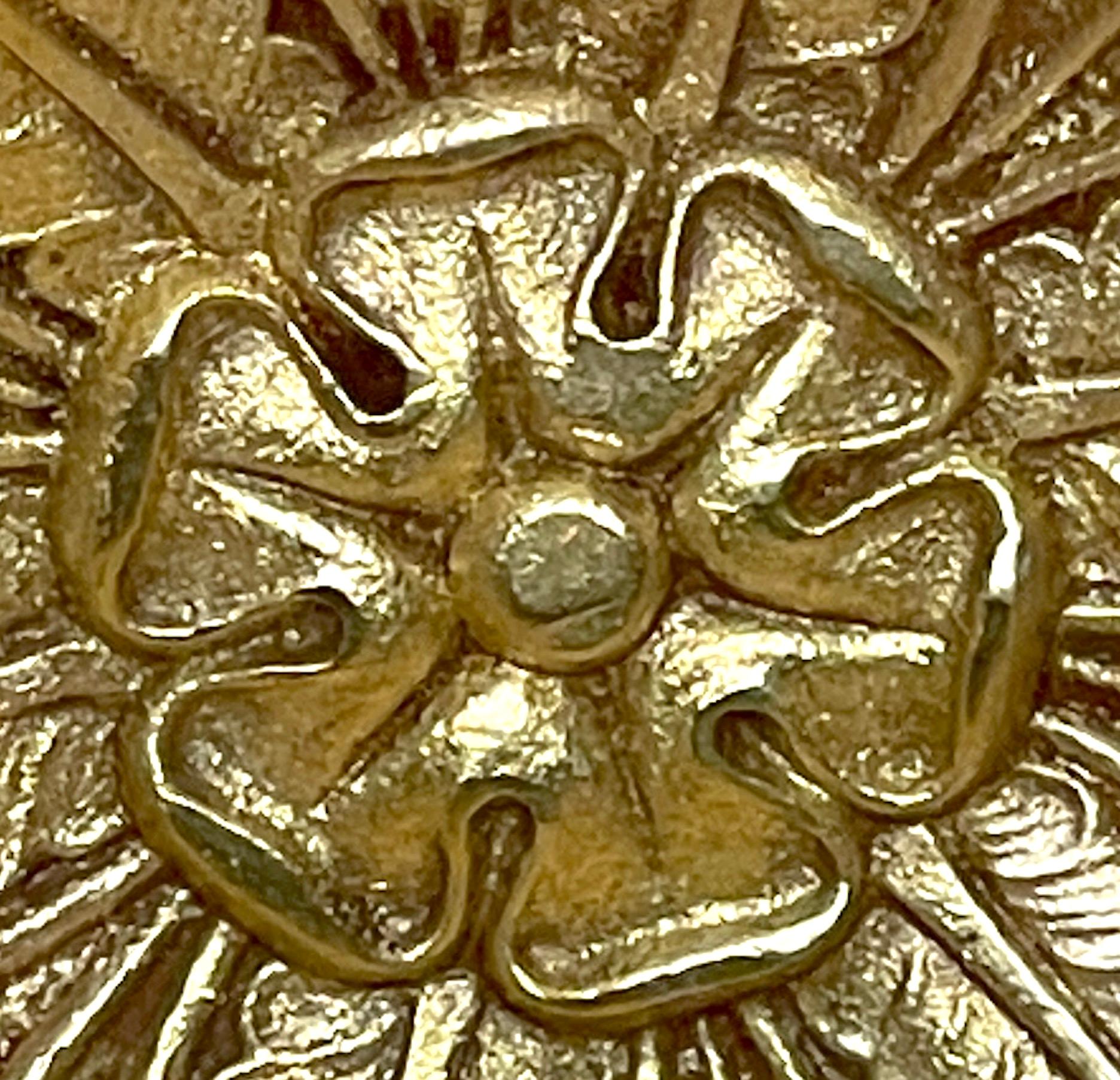Paire d'embrasses de rideaux Empire en bronze doré à motif d'Acanthus du 19e siècle en vente 6