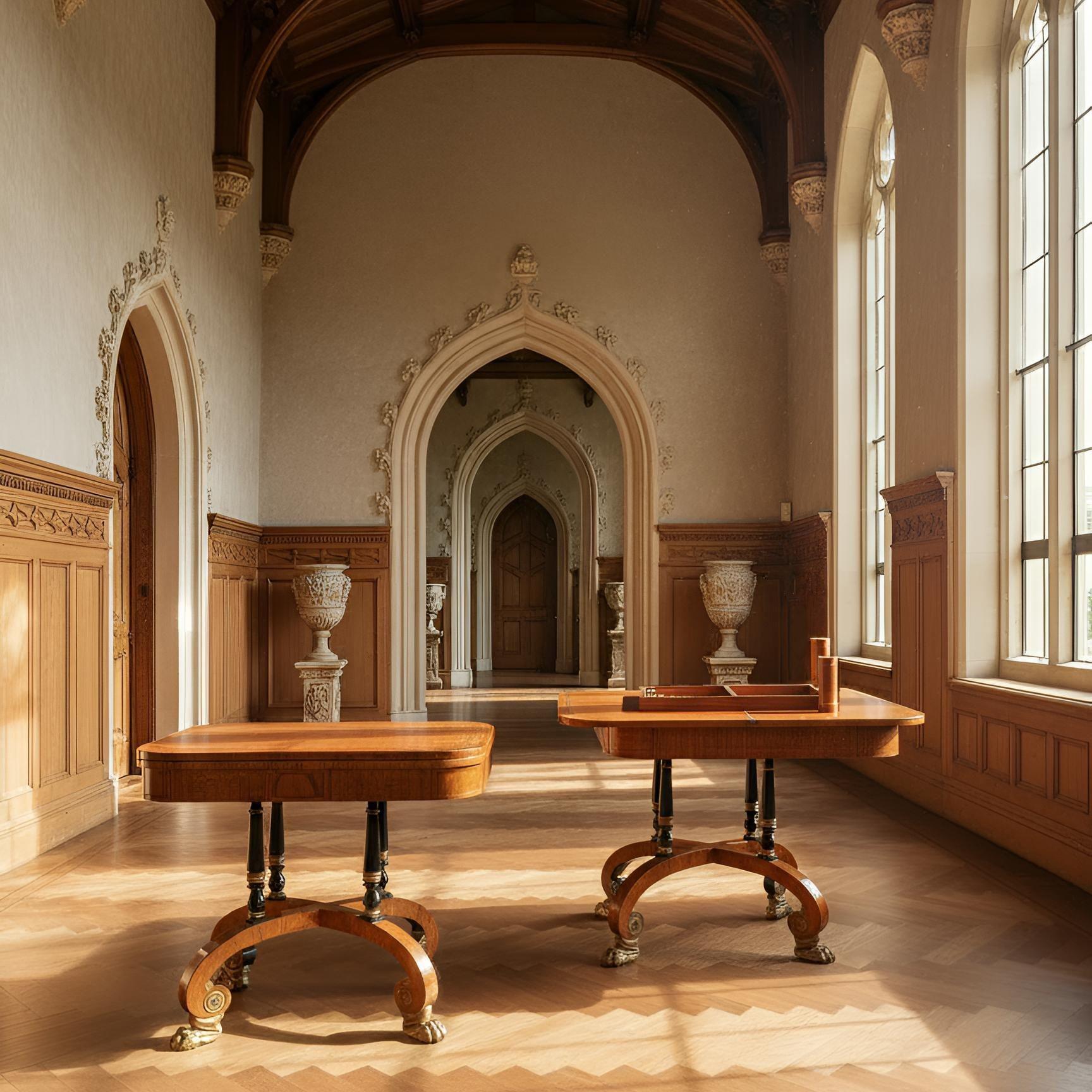 FINE PAIRE DE TABLES DE JEUX ANGLAISES EN PALISSANDRE MARQUETÉ ET BOIS DE BOURGOGNE
Surélevé sur des pattes d'animaux en fer doré  avec des colonnes parcellaires  intérieurs en cuir doré pour les jeux de dames et le backgammon
Référence
