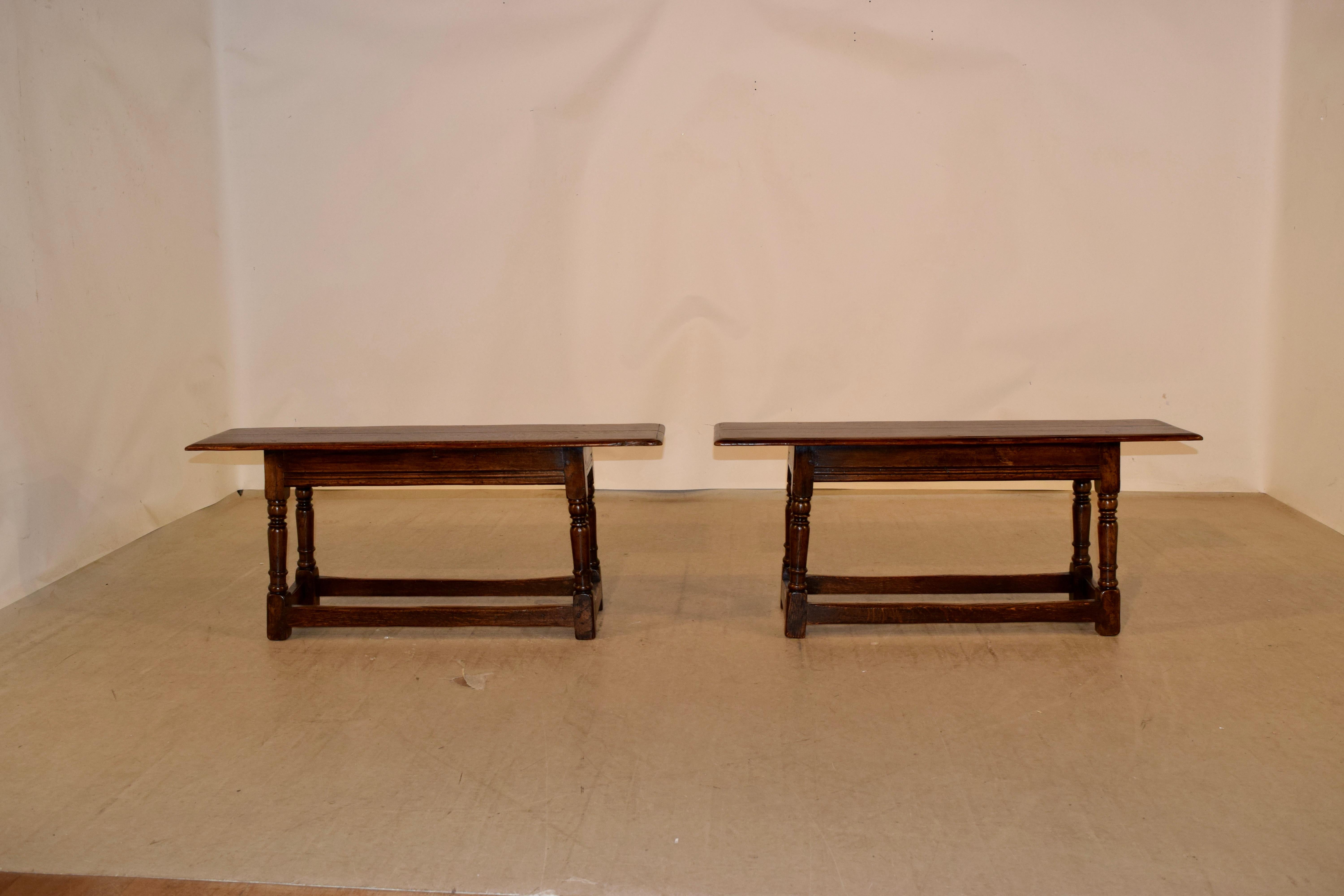 Pair of 19th Century English Benches 5