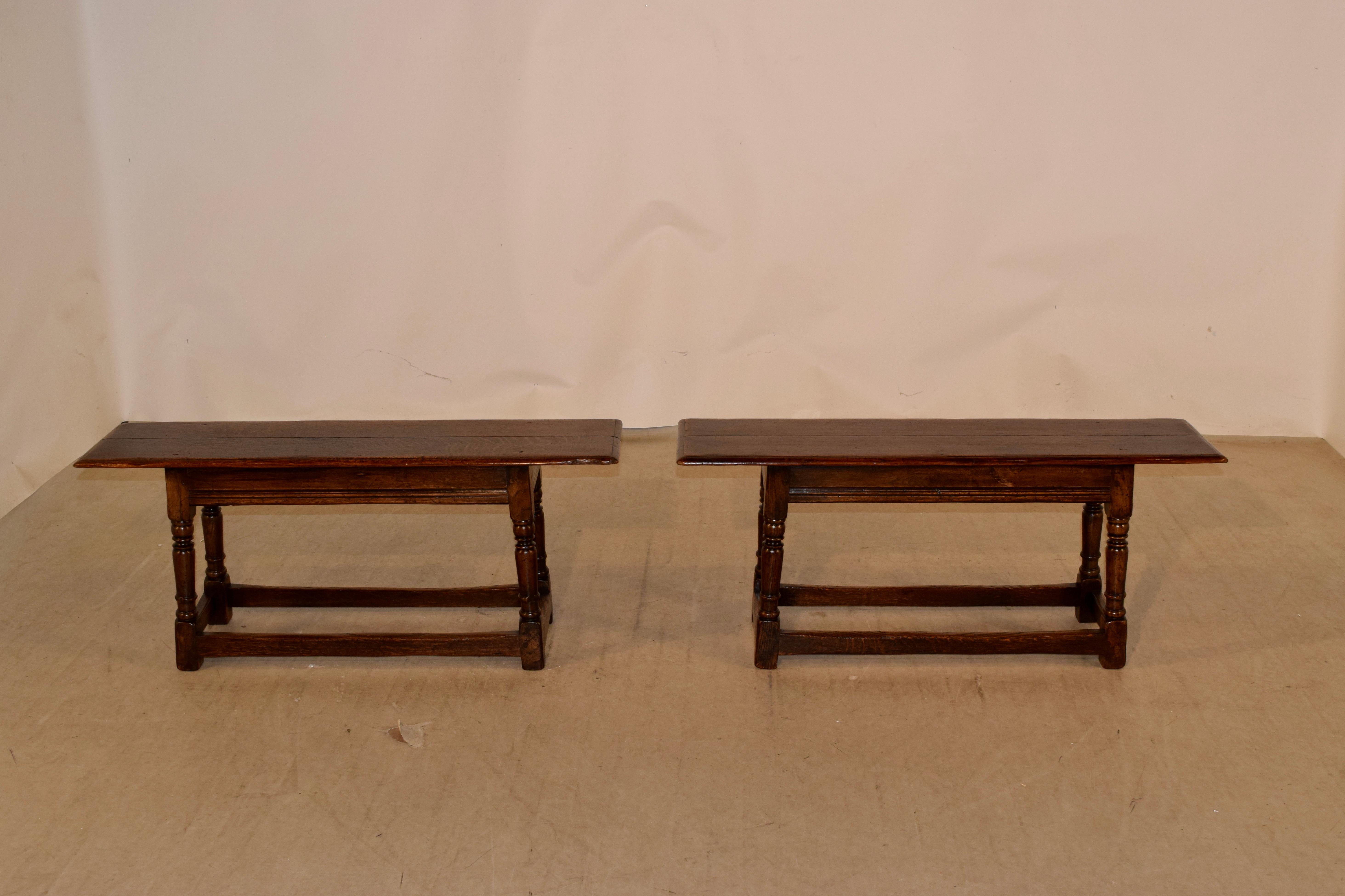 Pair of 19th Century English Benches 6