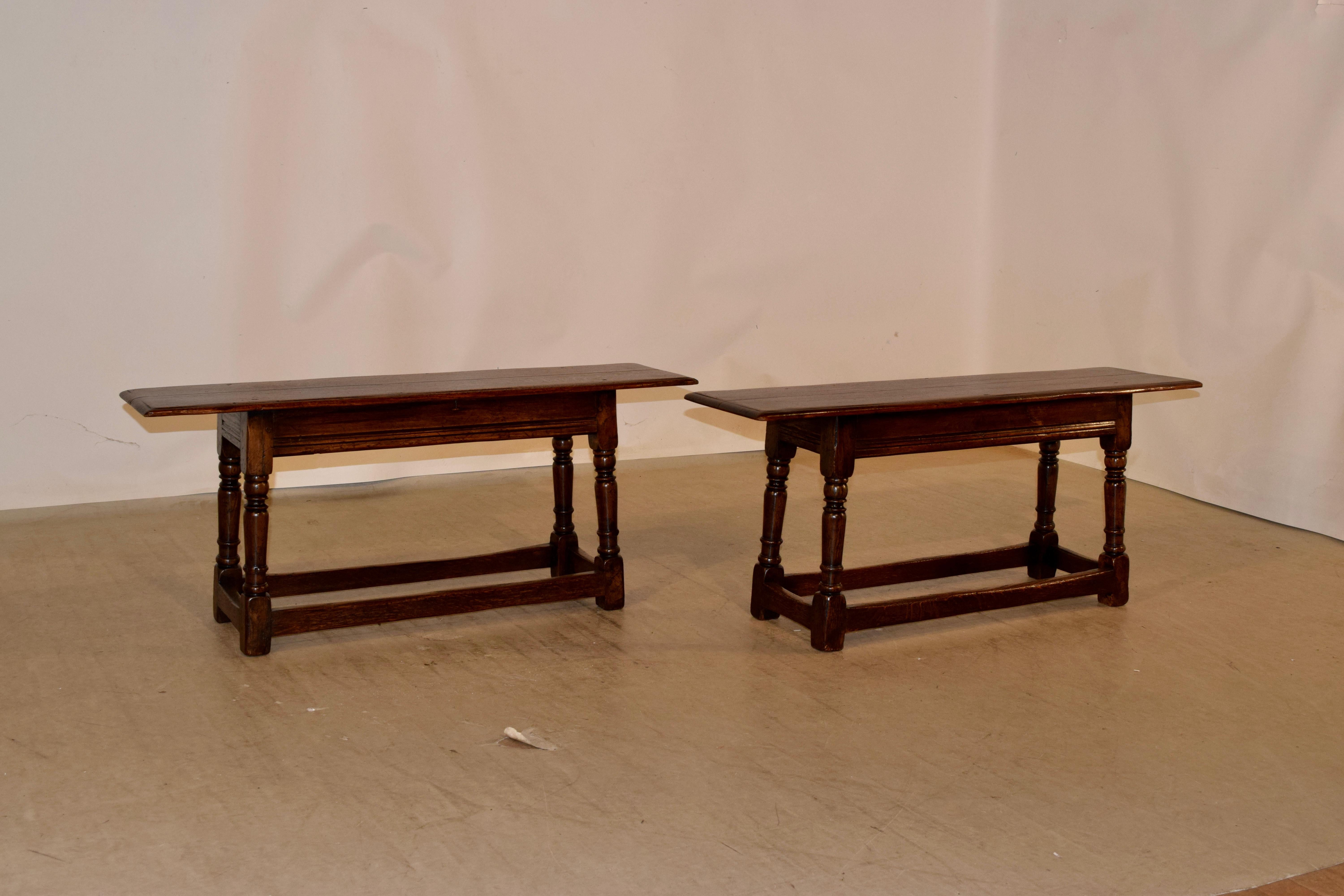 Pair of 19th Century English Benches 2