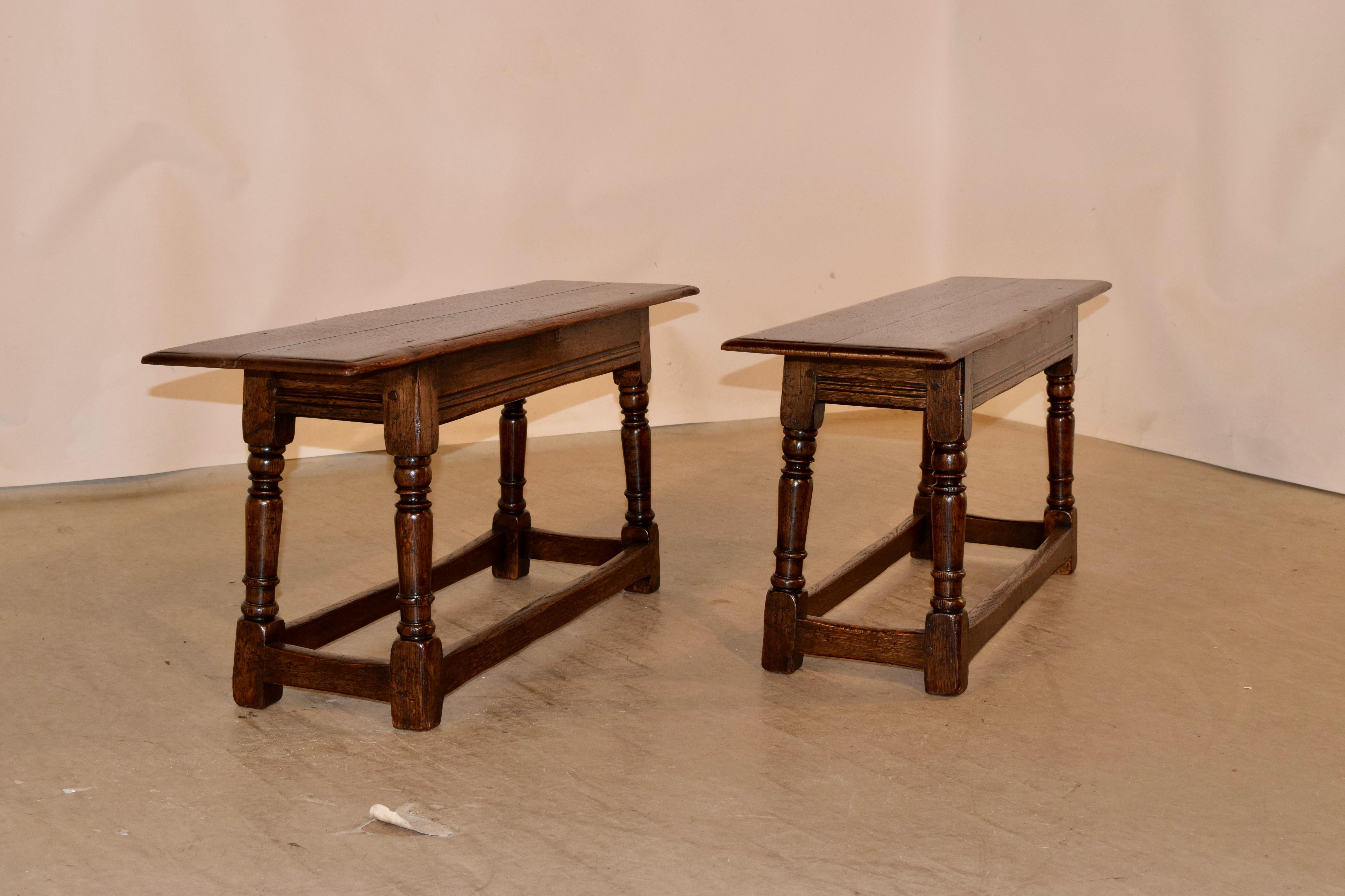 Pair of 19th Century English Benches 4