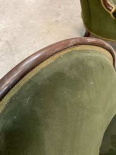 Paire de bergères anglaises du 19ème siècle