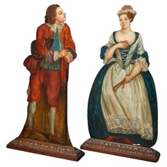 Antique Pair of 19th Century English Dummy Boards