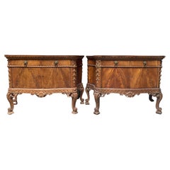 Pair of 19th Century English George II Style Cabinets