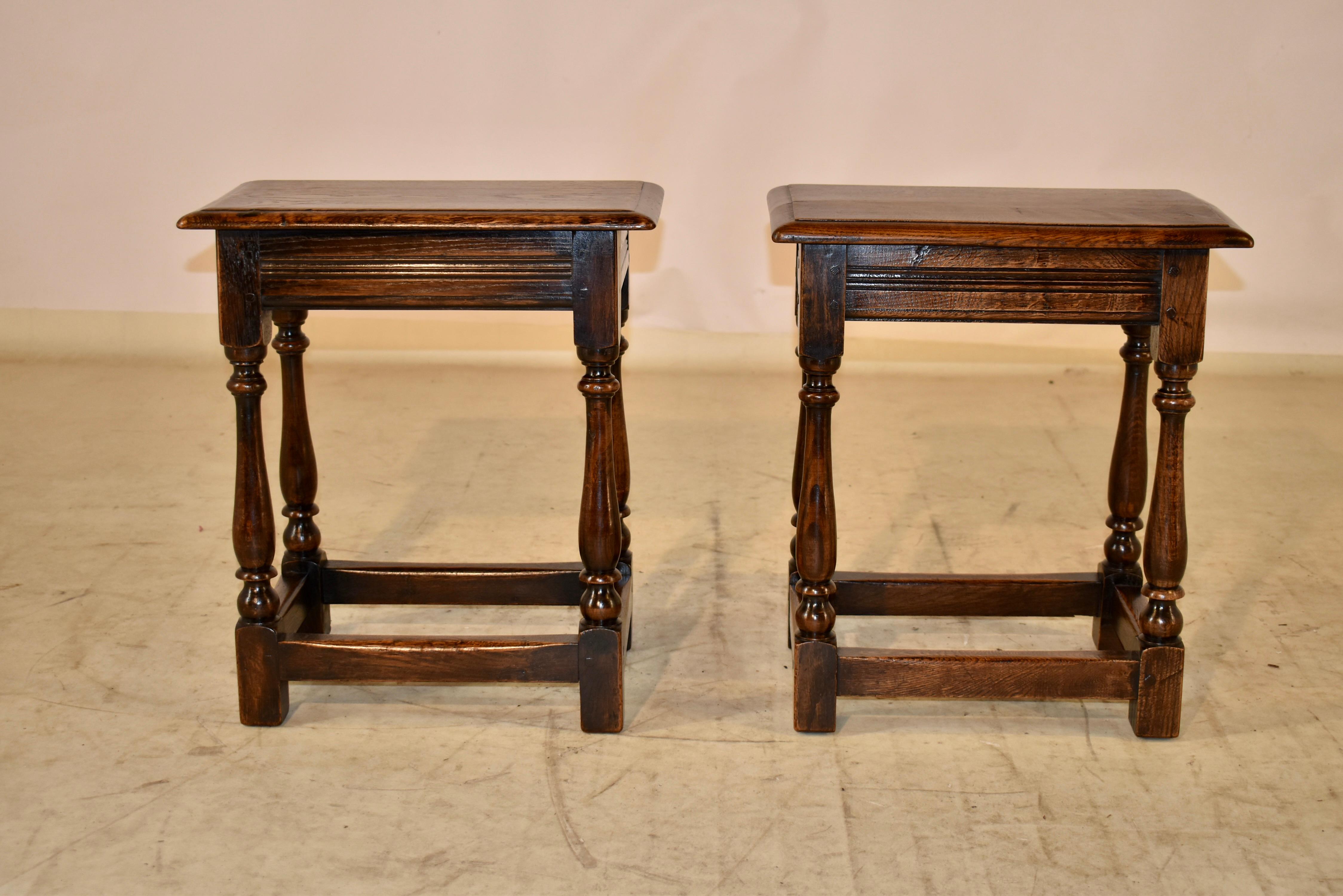 Pair of 19th Century English Joint Stools 2
