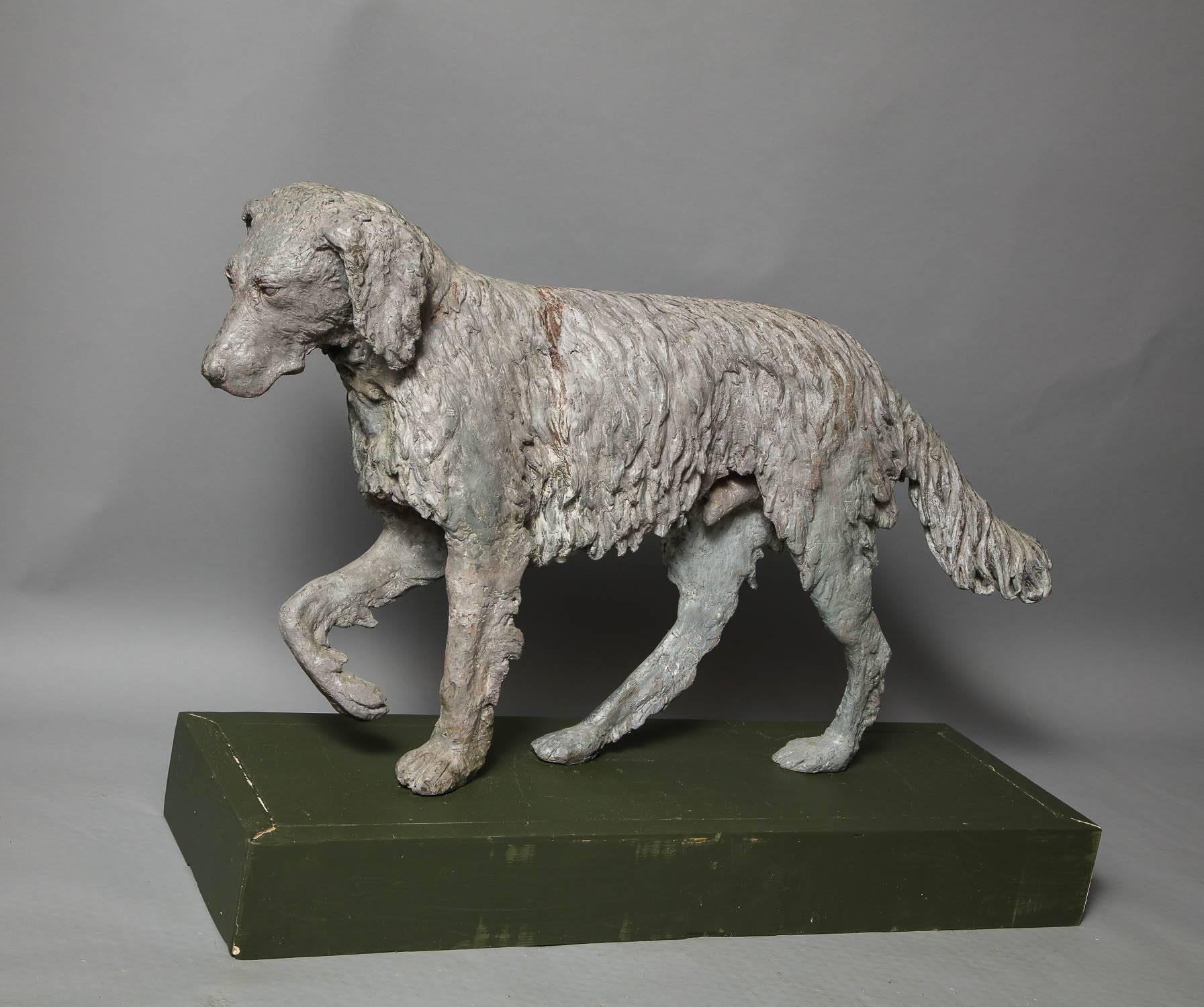 Pair of 19th Century English Lead Dogs For Sale 10