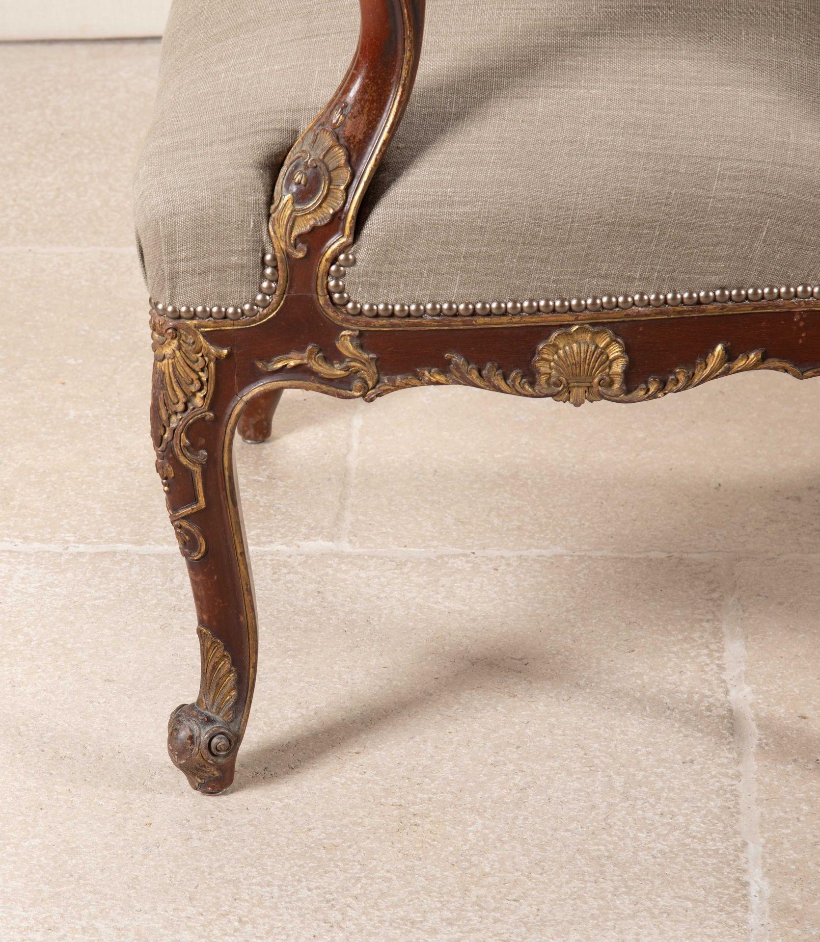 Ein Paar offene Sessel aus englischem Mahagoni des 19. im Angebot 5