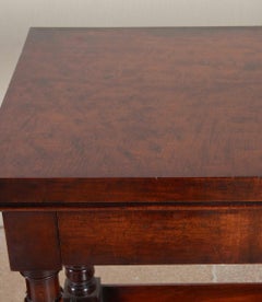 Pair of 19th Century English Mahogany Side Tables