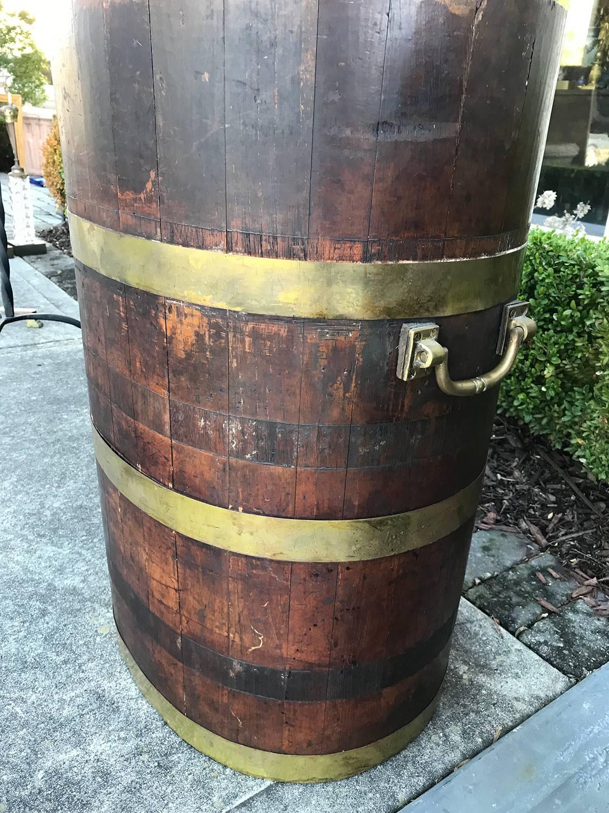 Pair of 19th Century English Oak Barrels as Tables 5