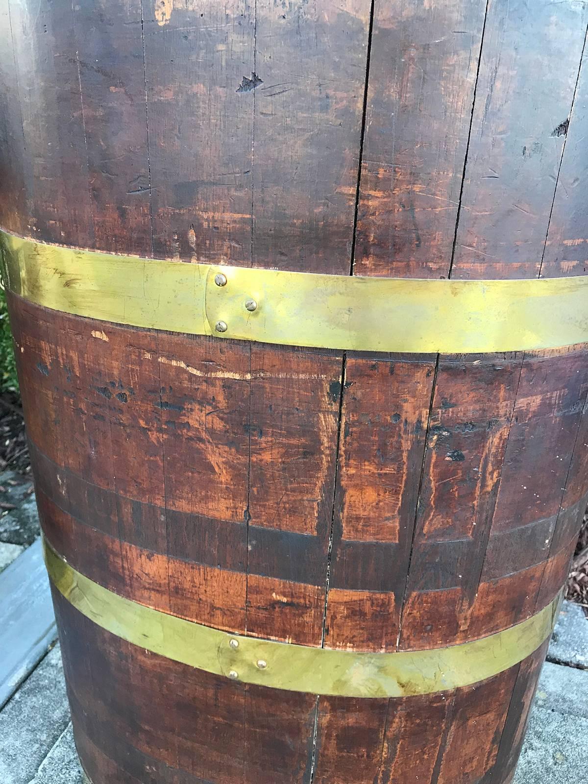 Pair of 19th Century English Oak Barrels as Tables 6