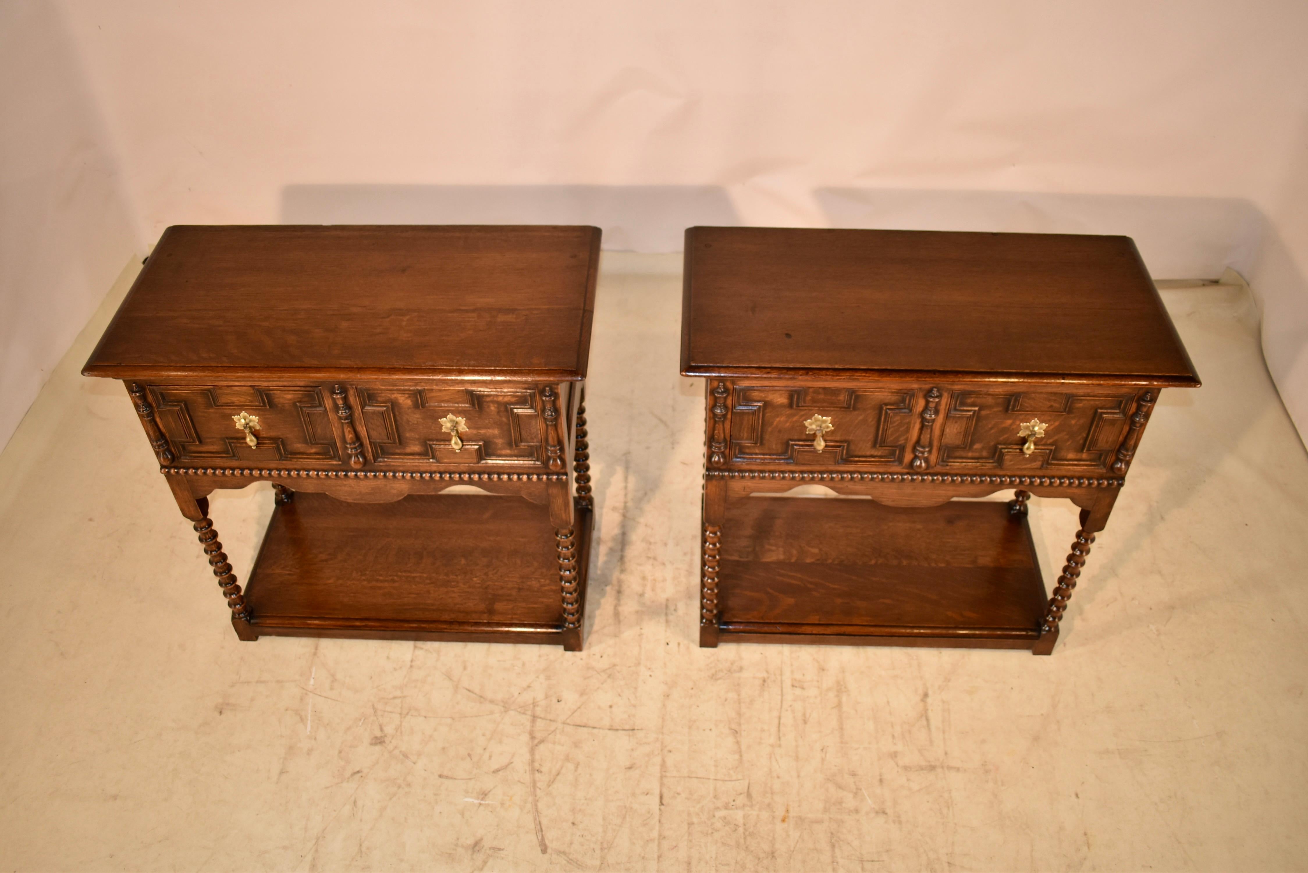 Pair of 19th Century English Oak Sideboards 2