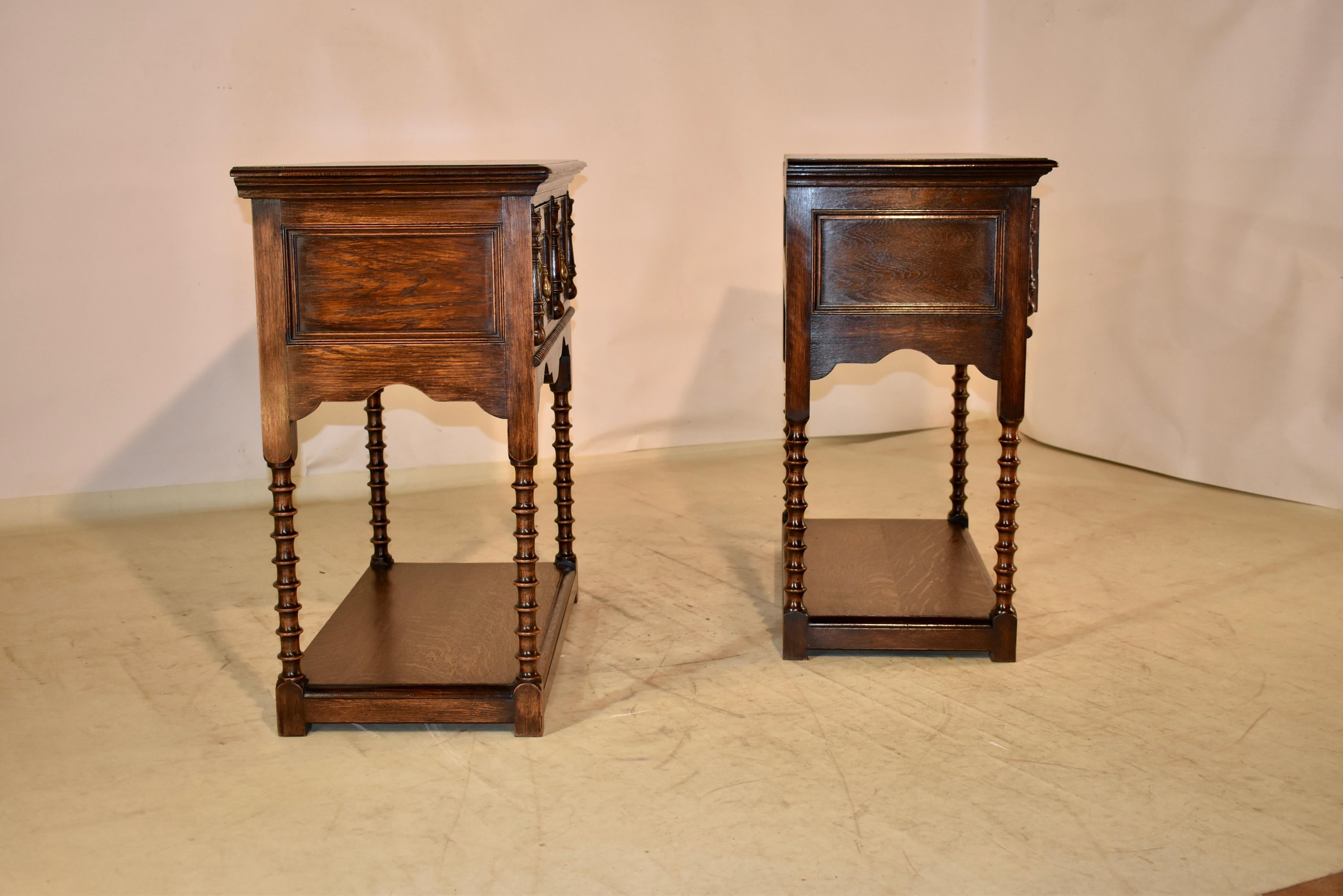 Pair of 19th Century English Oak Sideboards 3