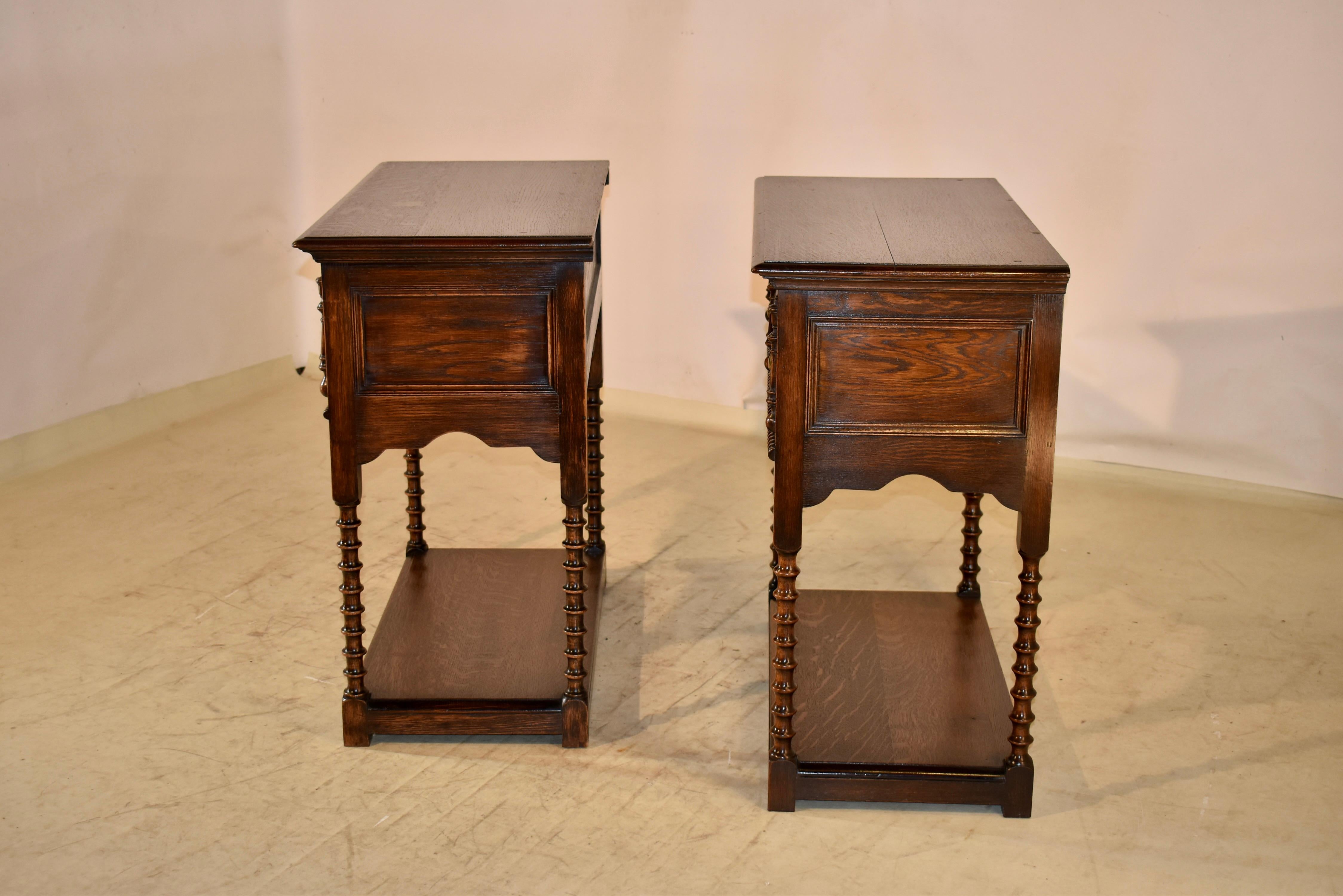 Pair of 19th Century English Oak Sideboards 4