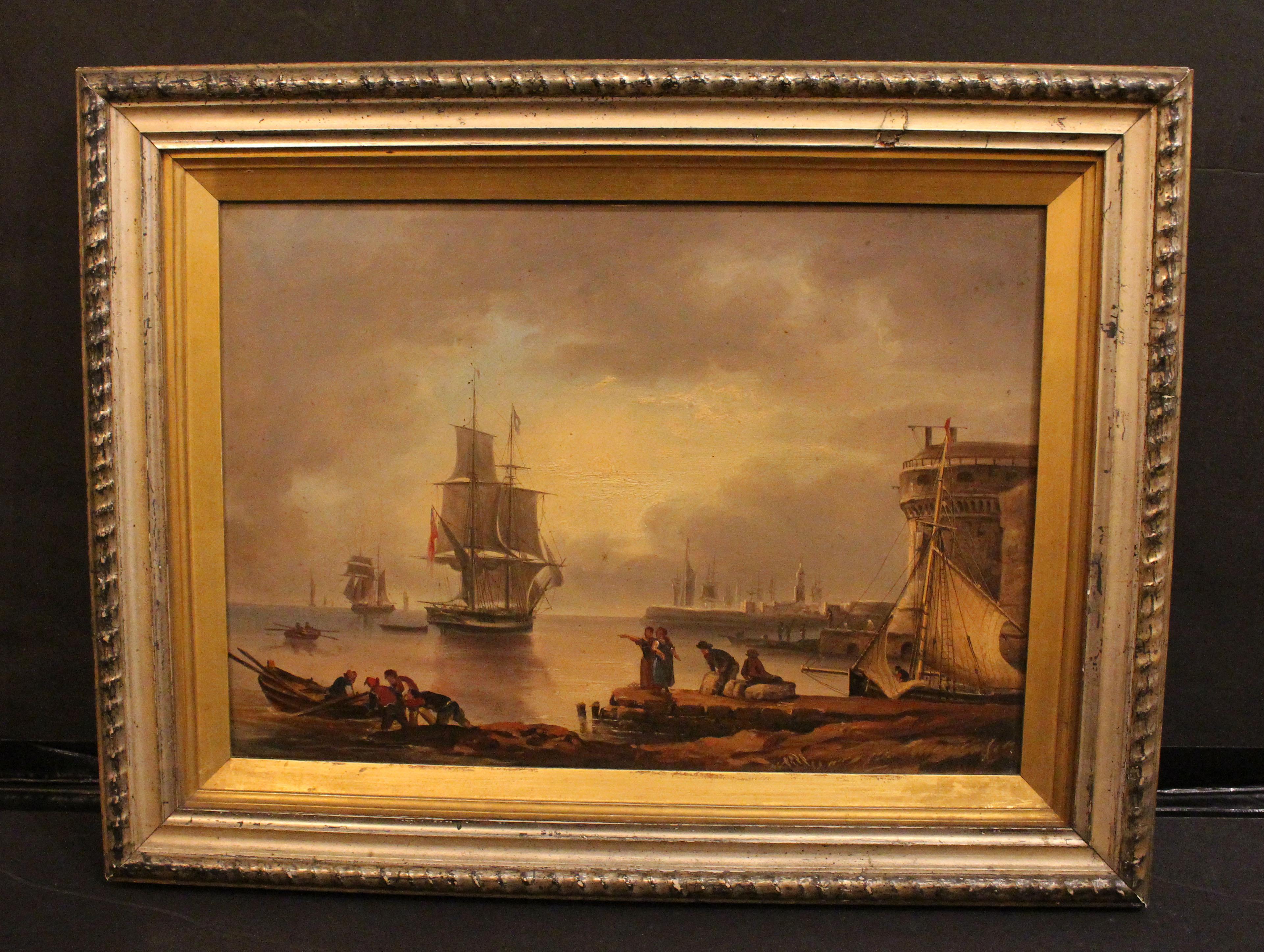 Pair of 19th Century English Oil on Panel Paintings In Good Condition For Sale In Chapel Hill, NC