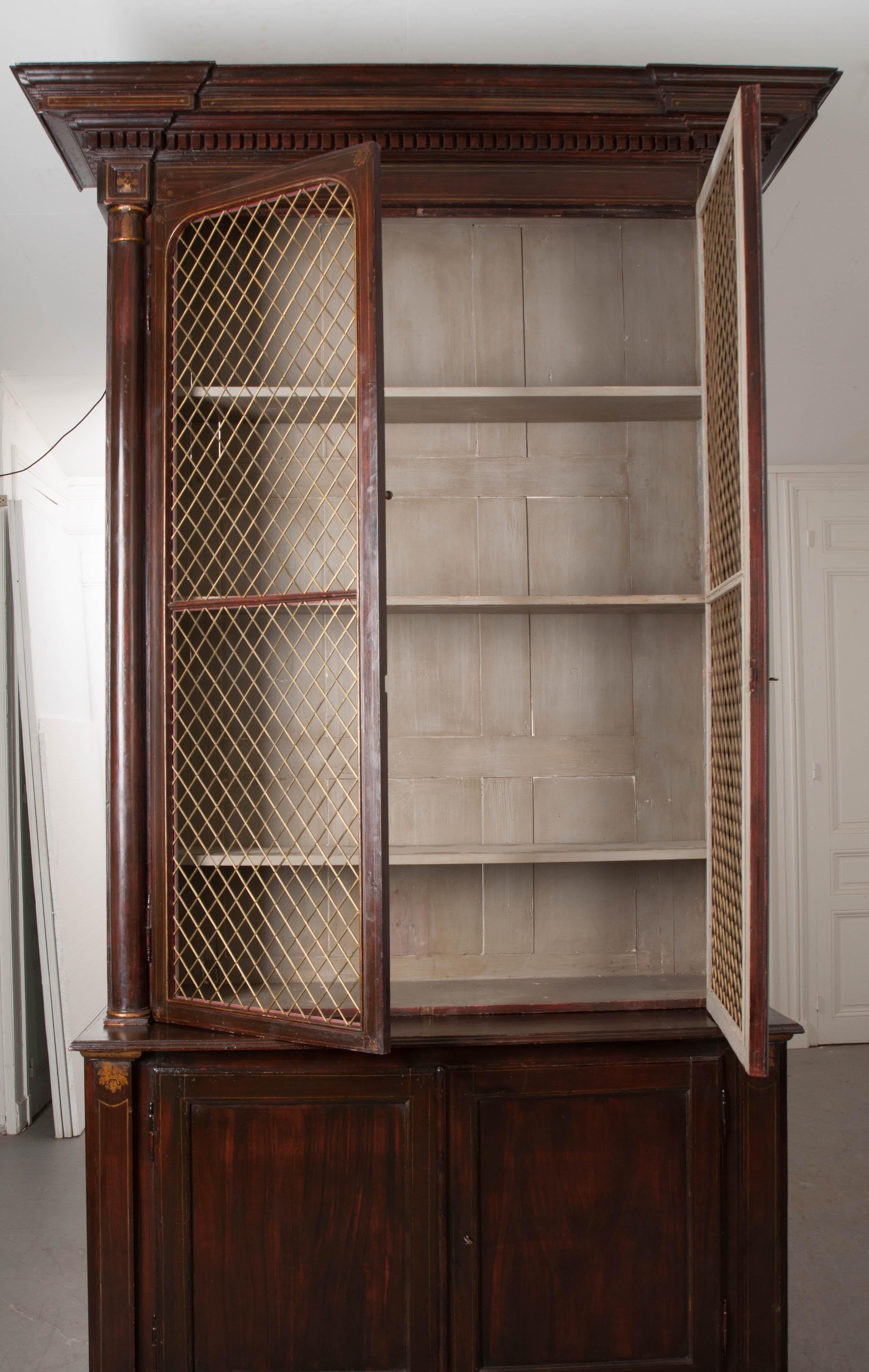 Pair of 19th Century English Regency Library Bookcases 10