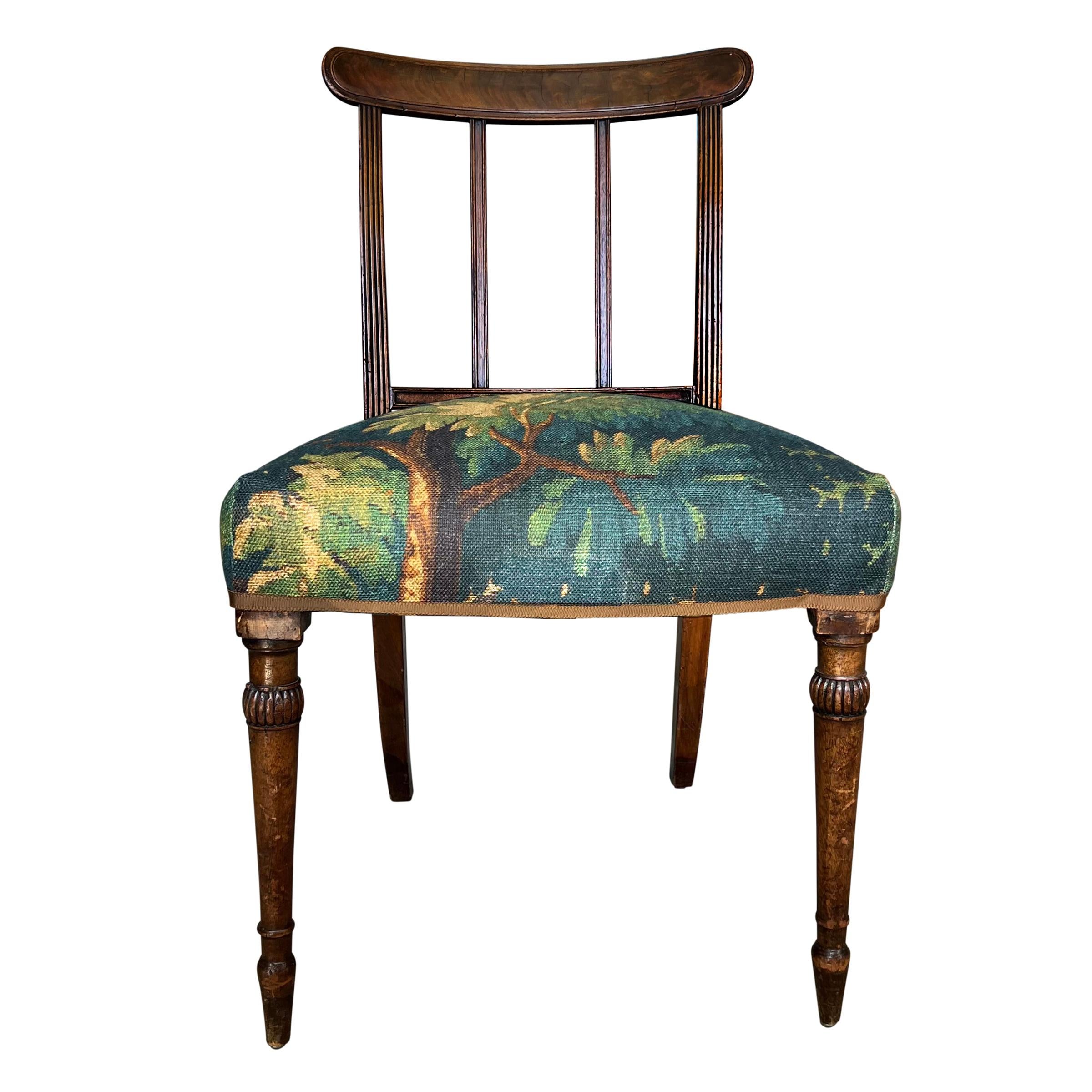 Pair of 19th Century English Regency Side Chairs In Good Condition For Sale In Chicago, IL