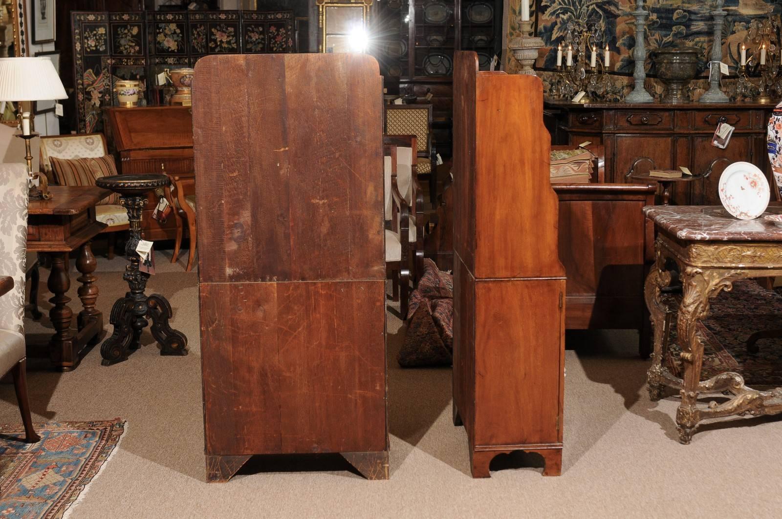 Pair of 19th Century English Regency Style Mahogany Bookcases For Sale 3