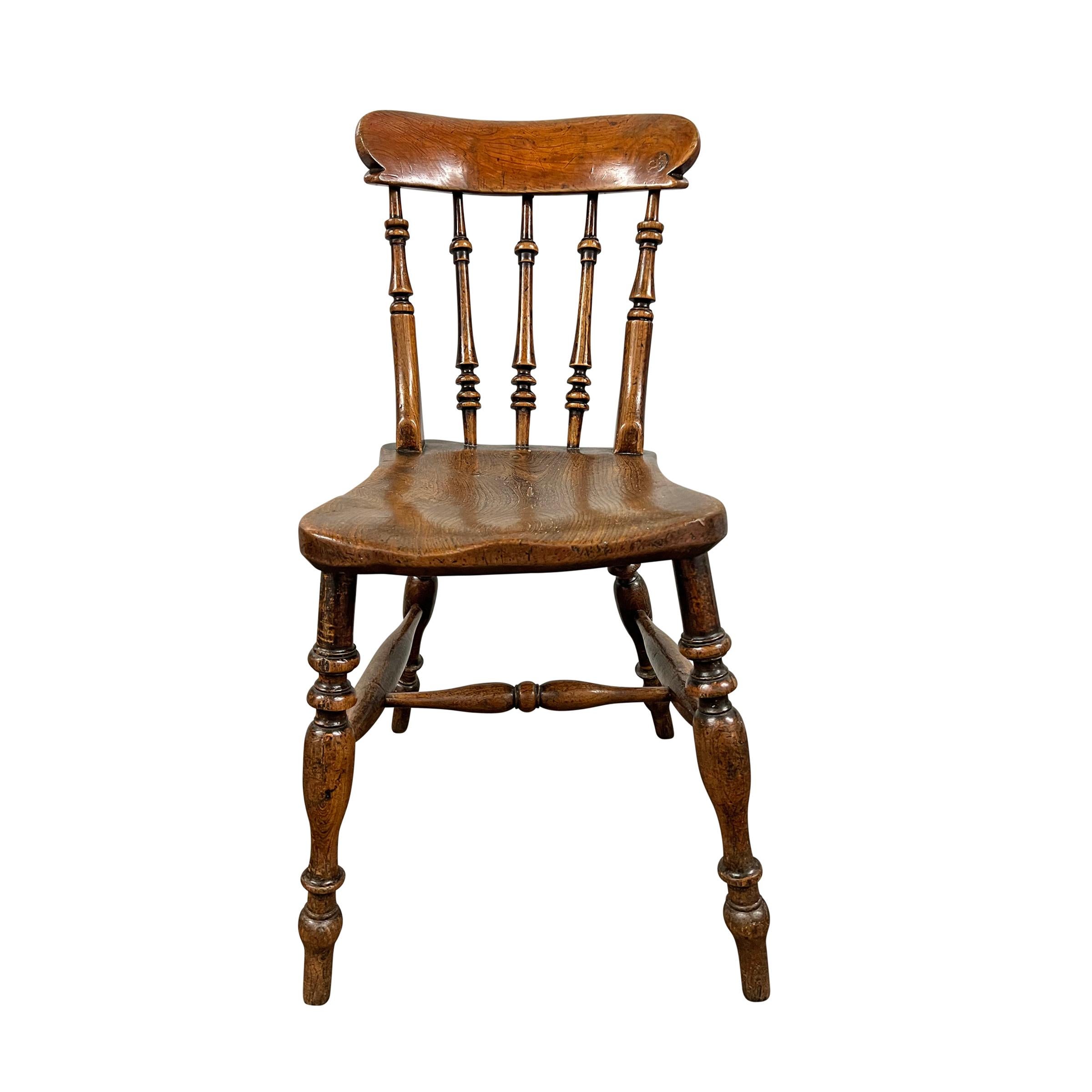 Anglais Paire de chaises d'appoint anglaises du 19ème siècle en vente