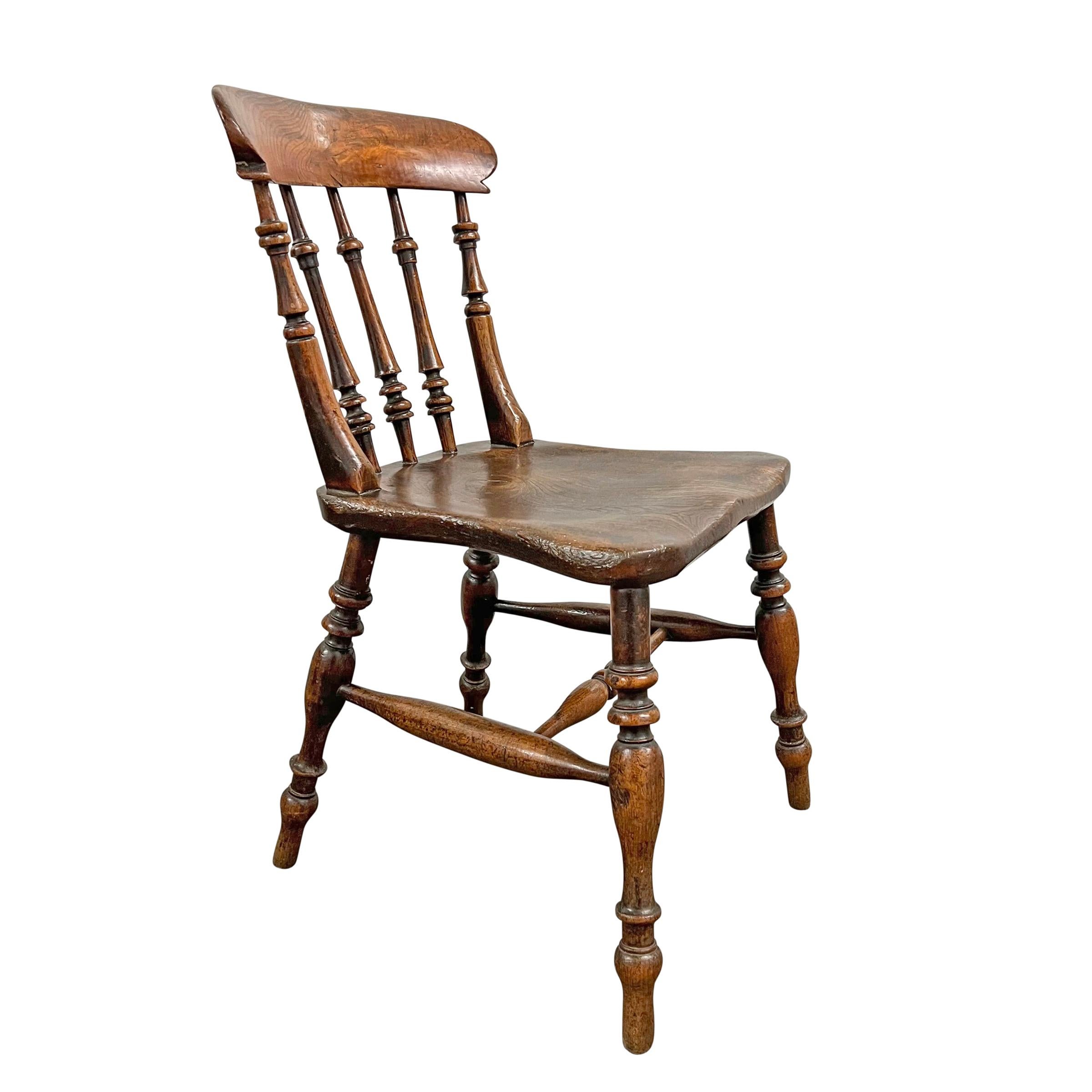 Paire de chaises d'appoint anglaises du 19ème siècle Bon état - En vente à Chicago, IL