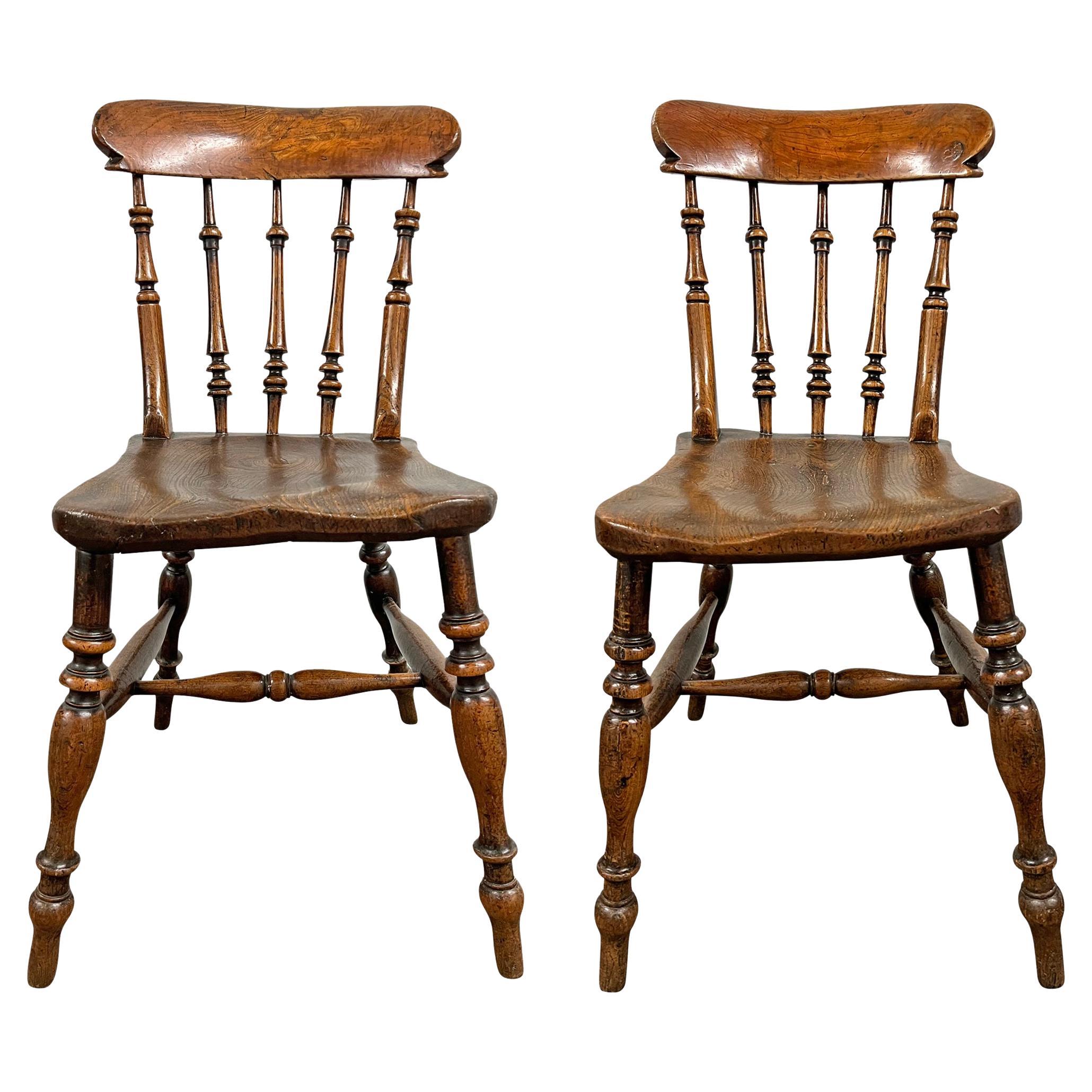 Pair of 19th Century English Side Chairs