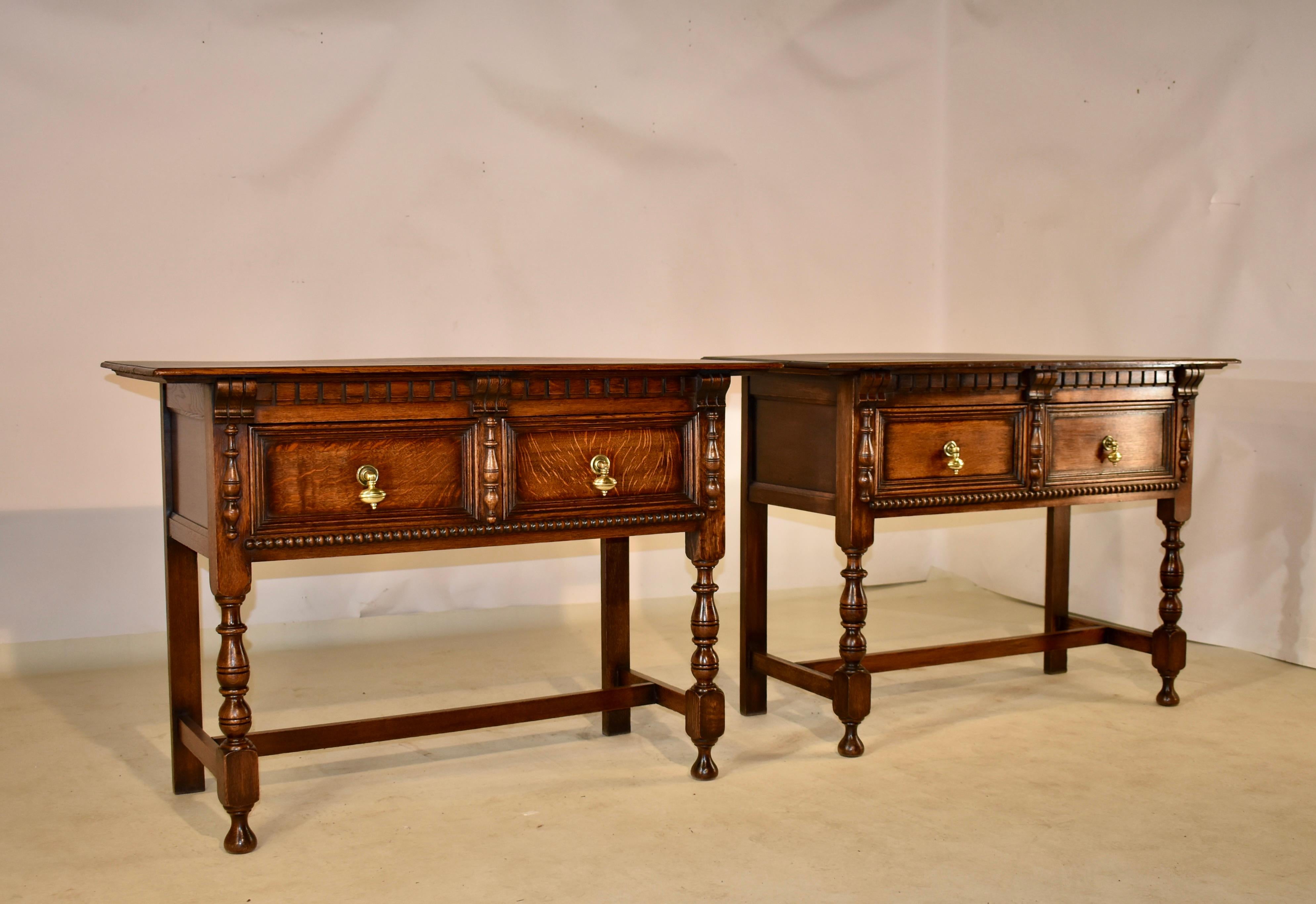 Pair of 19th Century English Sideboards In Good Condition In High Point, NC