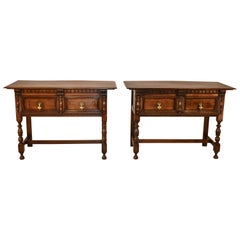 Pair of 19th Century English Sideboards Antique Pair of 19th Century English Sideboards