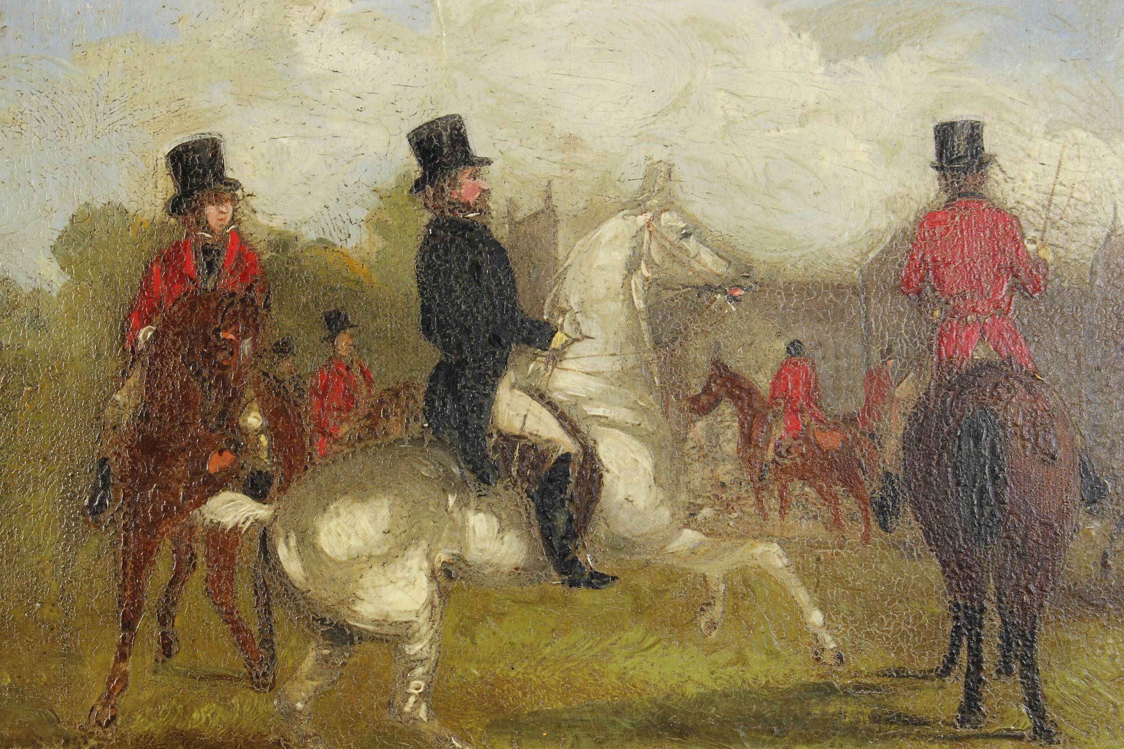 Pair of 19th Century English Sporting Paintings by Richard D. Widdas For Sale 1