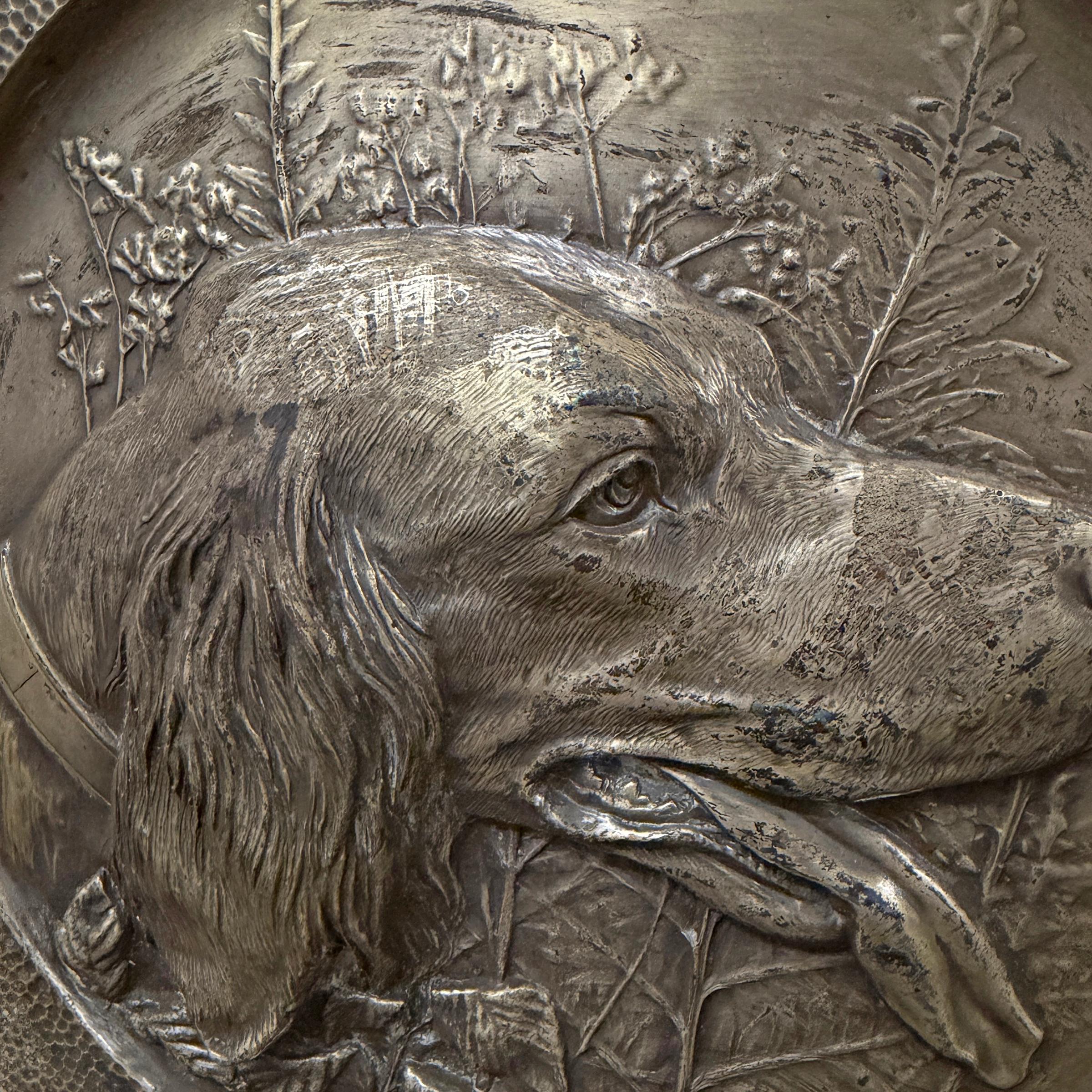 Pareja de placas deportivas inglesas del siglo XIX en Bueno estado para la venta en Chicago, IL