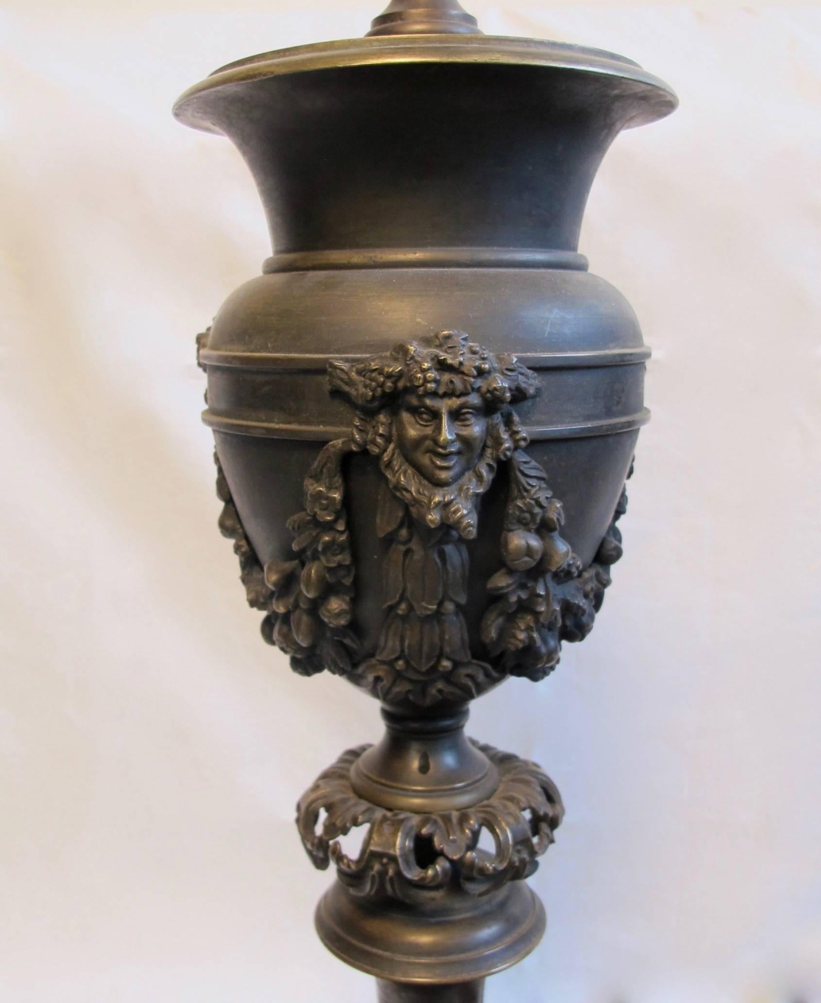 newel post lamp reproduction